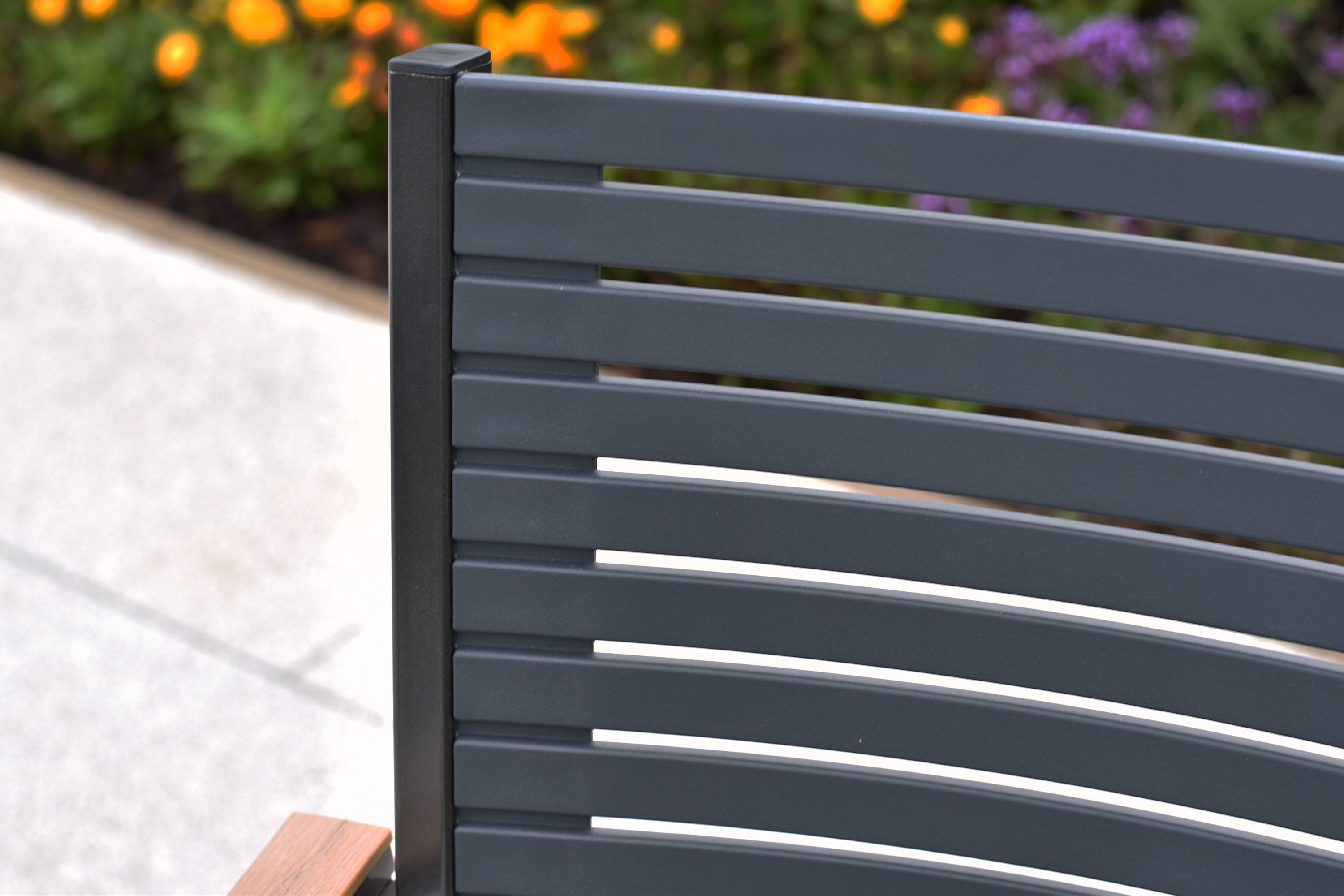 Paliano Gartenmöbel Set 5tlg., 4 Stapelsessel, Tisch 160 x 90 cm