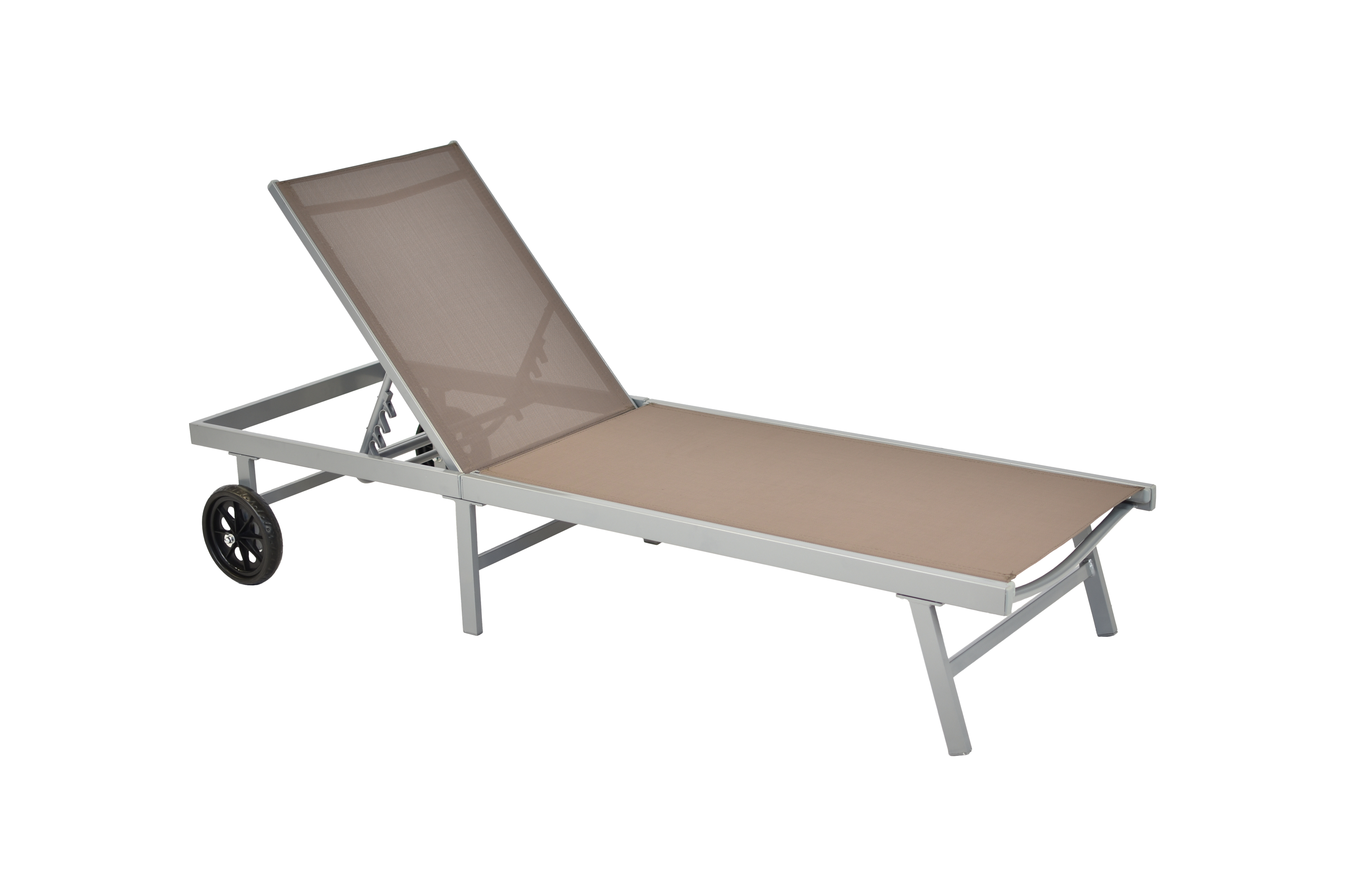 Tessin Liege mit Kopfkissen, taupe