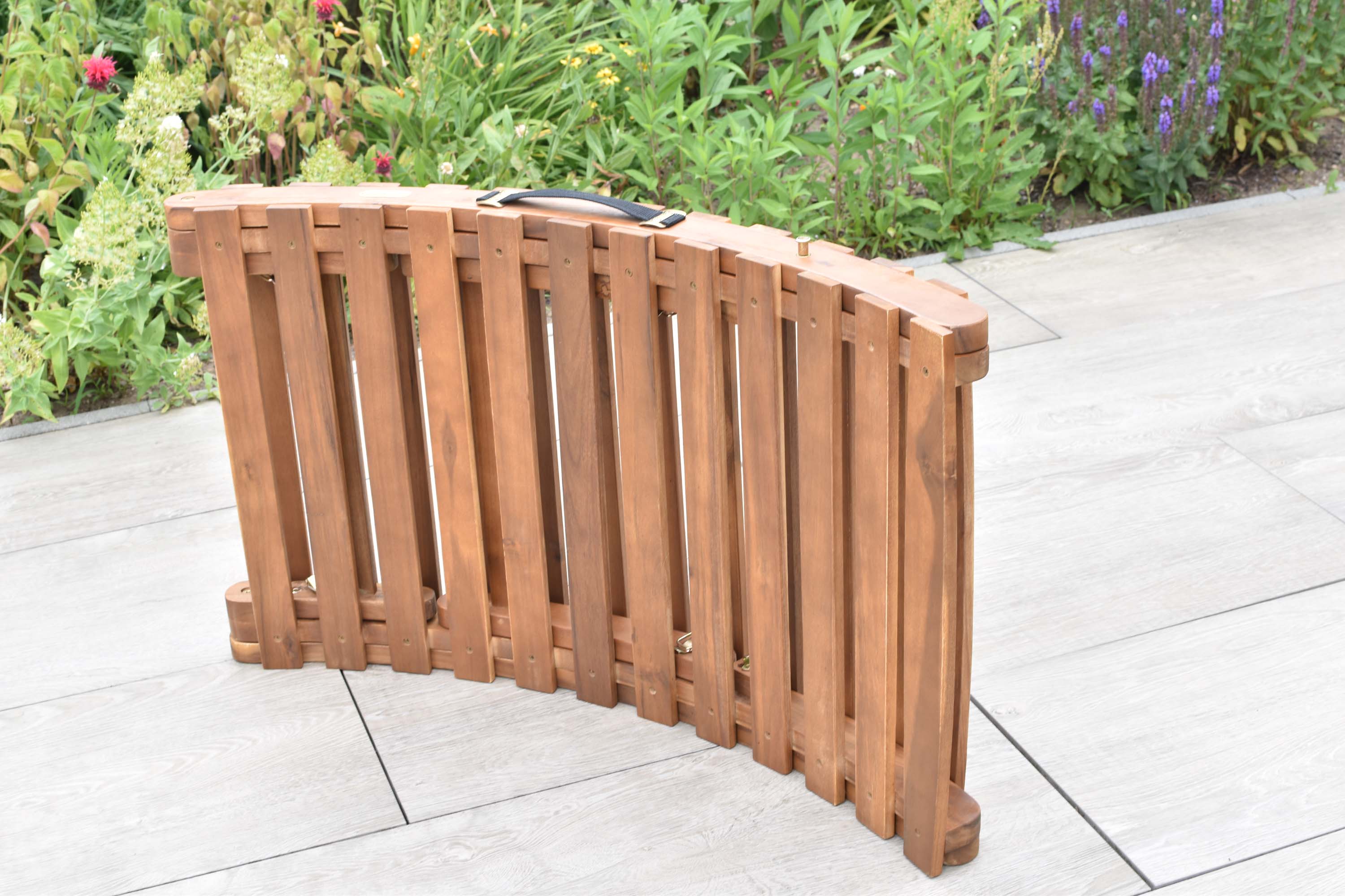 Gartenliege Honopu inkl. Auflage, Akazie Gartenliege Honopu inkl. Auflage, Akazie