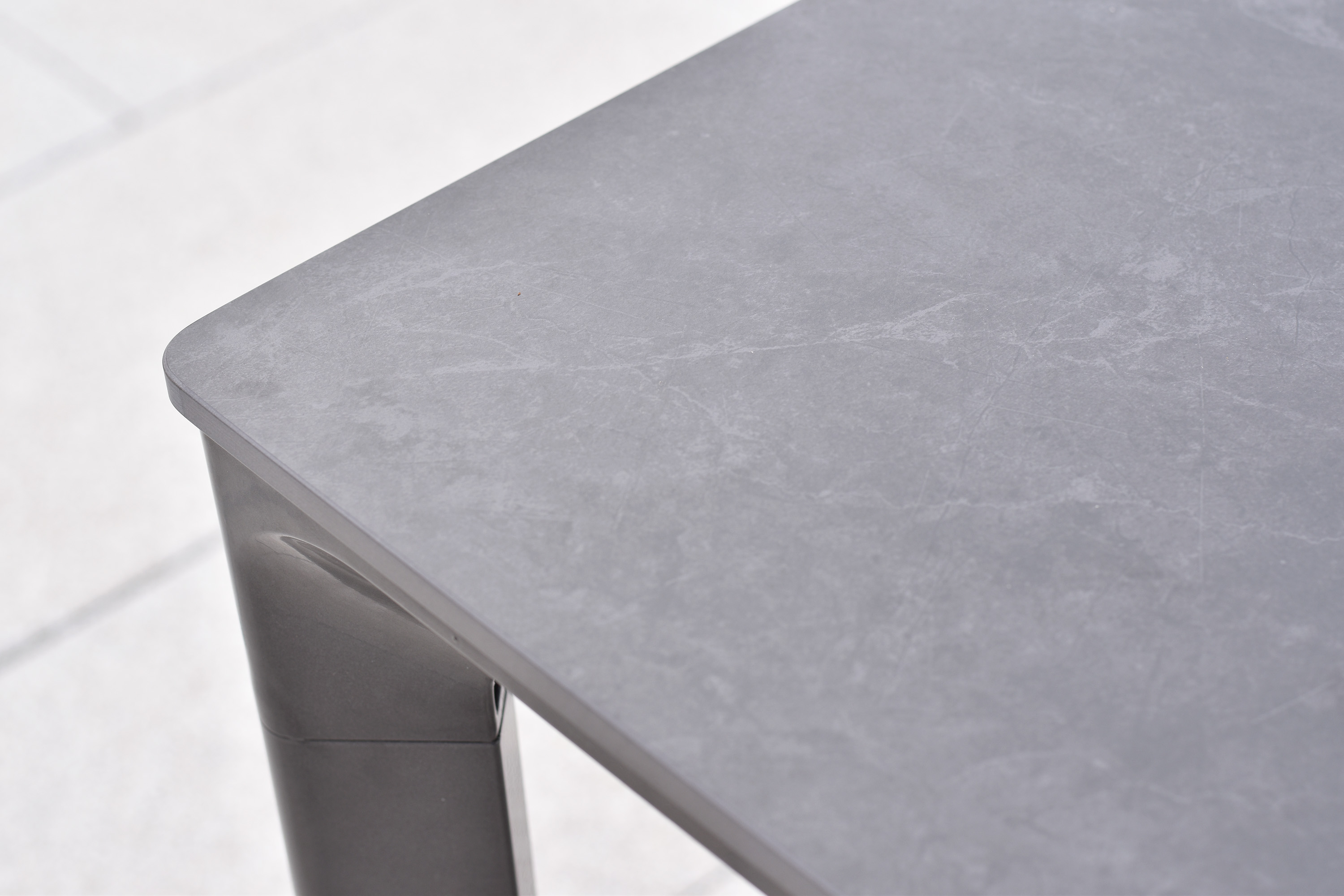 Paliano Gartenmöbel Set 5tlg., 4 Stapelsessel, Tisch 160 x 90 cm