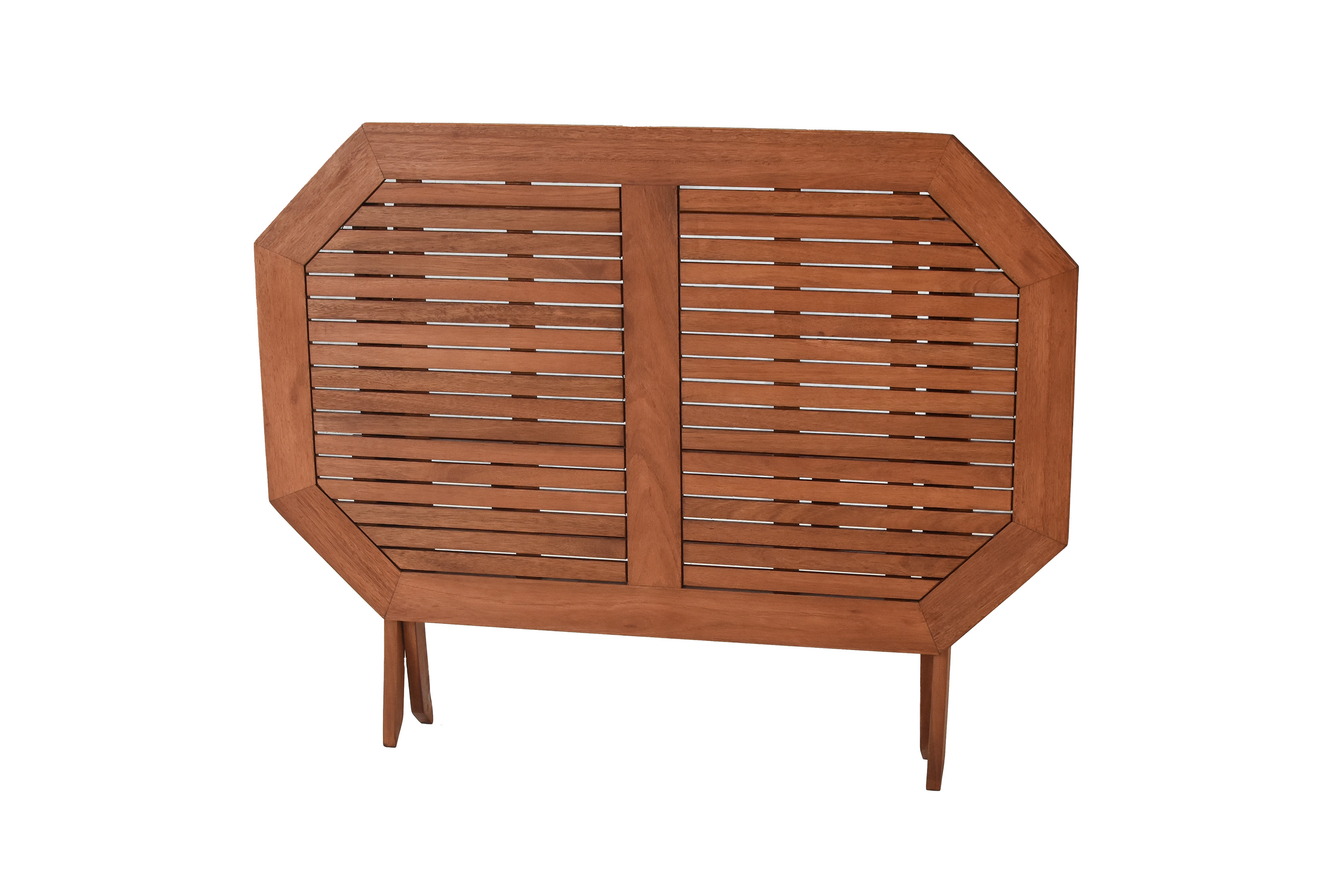 Vitoria Gartenmöbel Set 9tlg., 4 Klappsessel, 4 graue Auflagen, Klapptisch 135 x 85 cm Kopie