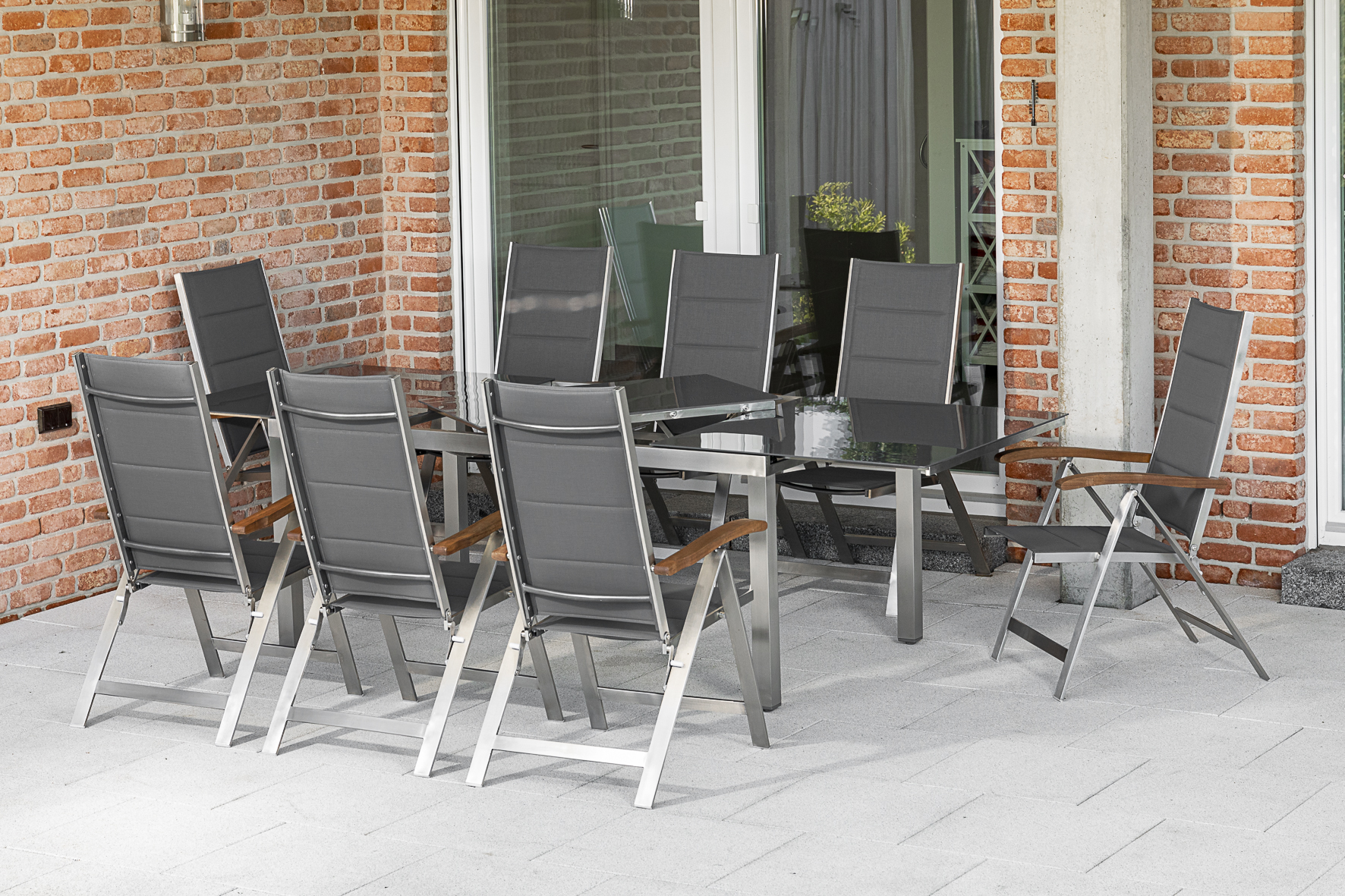 Sumatra Gartenmöbelset 9tlg.