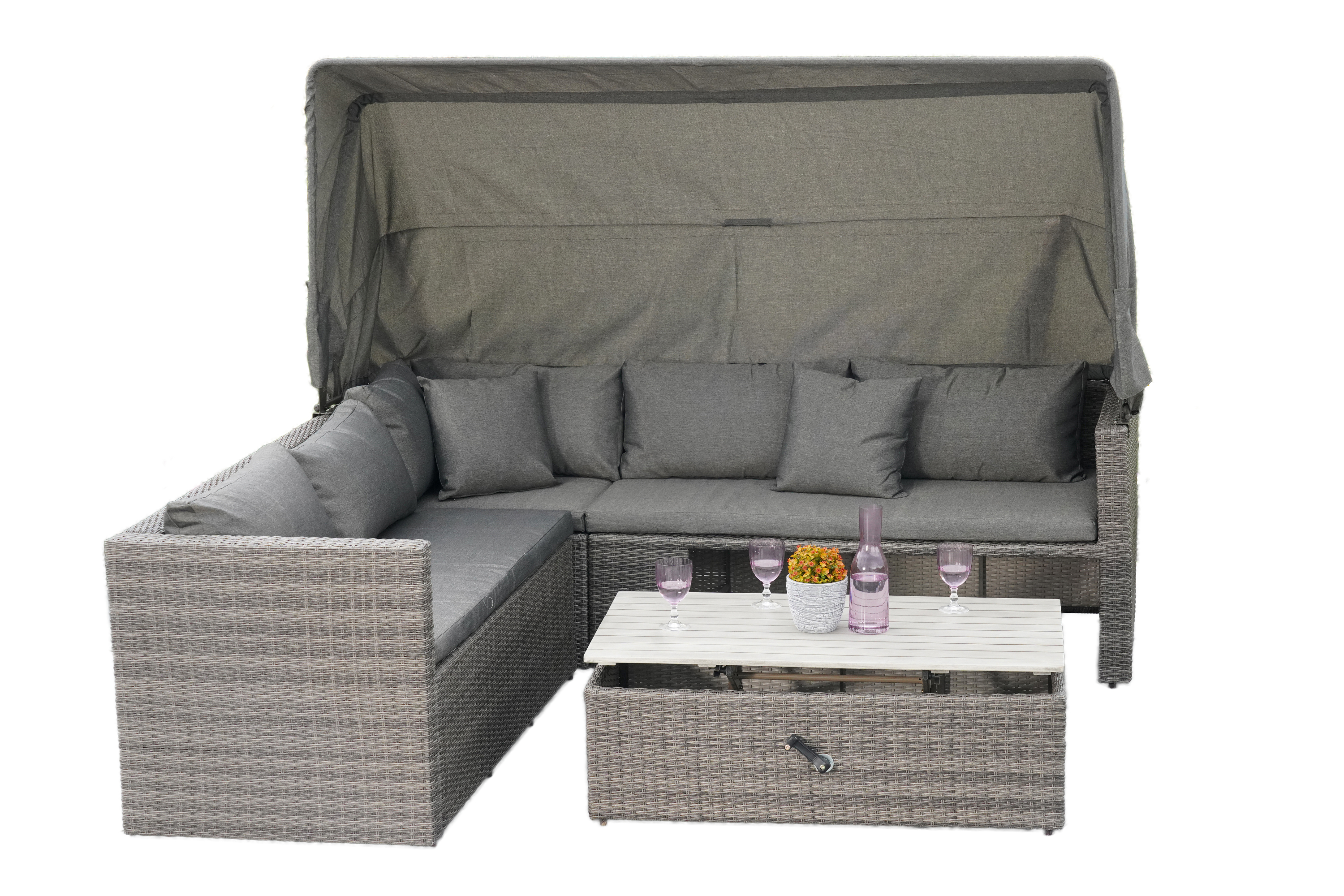 Granda Eckset mit Dach