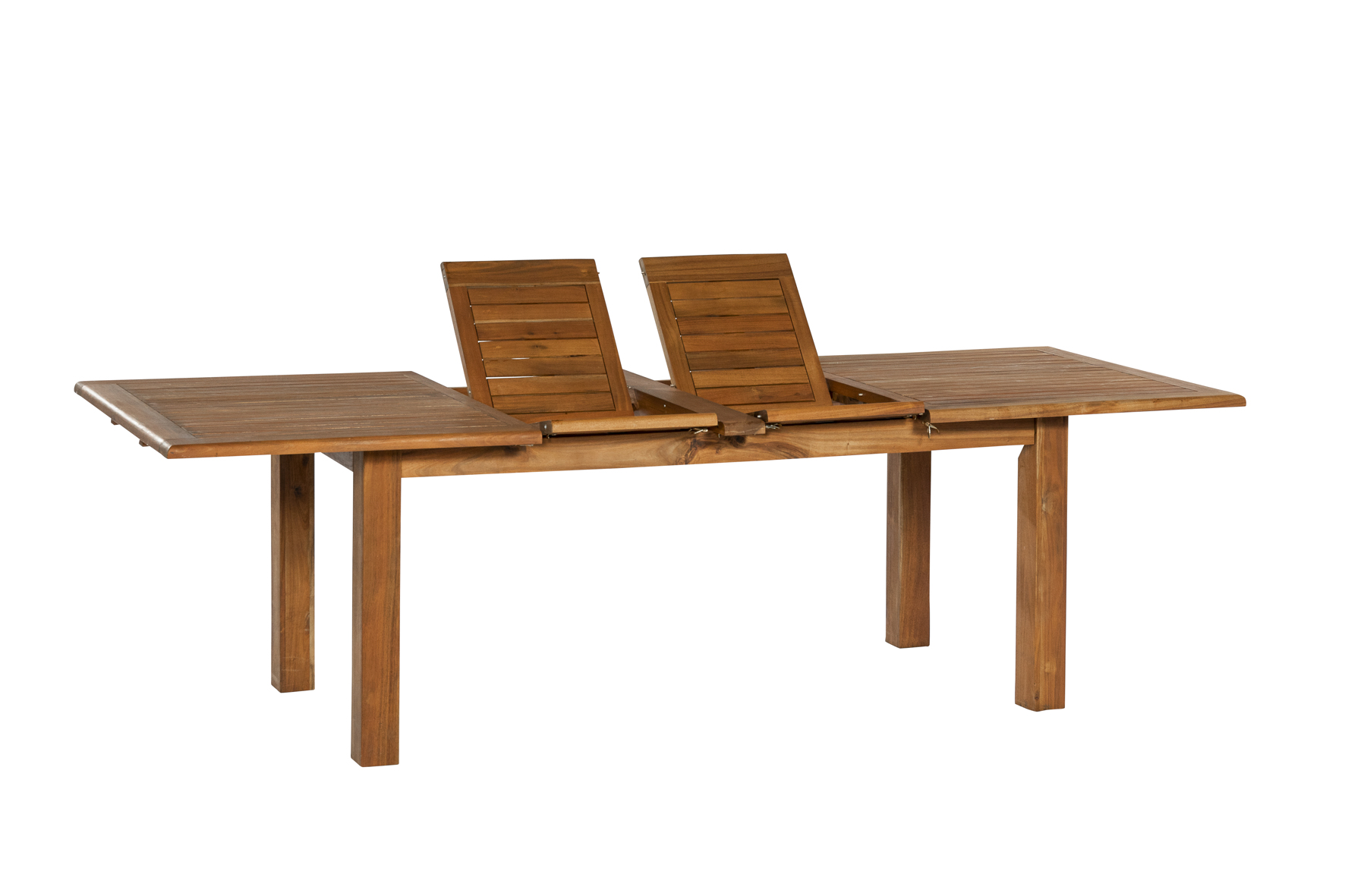 23915-011-2 Doppelausziehtisch, Akazie