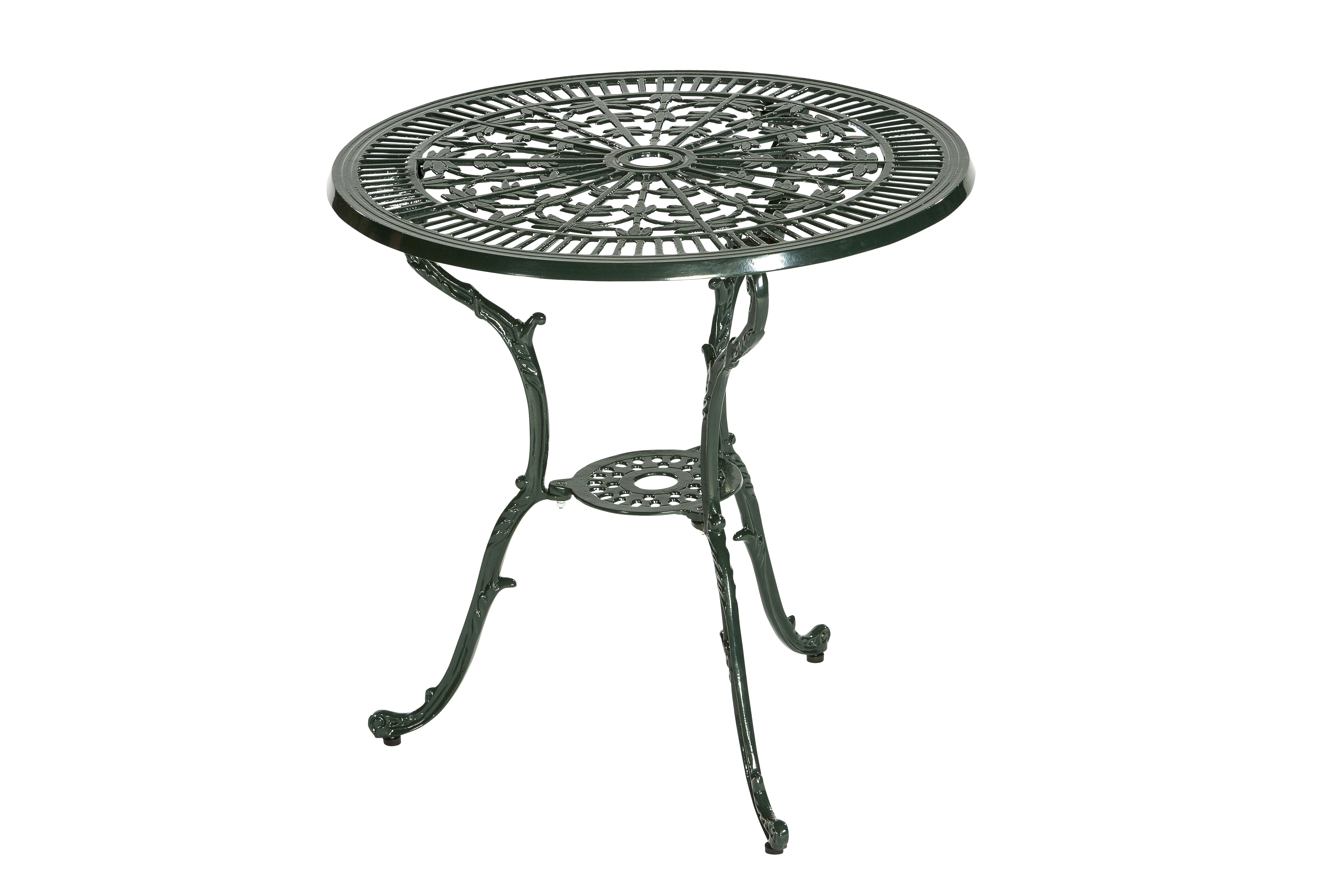 Lugano Gartenmöbel Set 5tlg., Aluminiumguss, grün