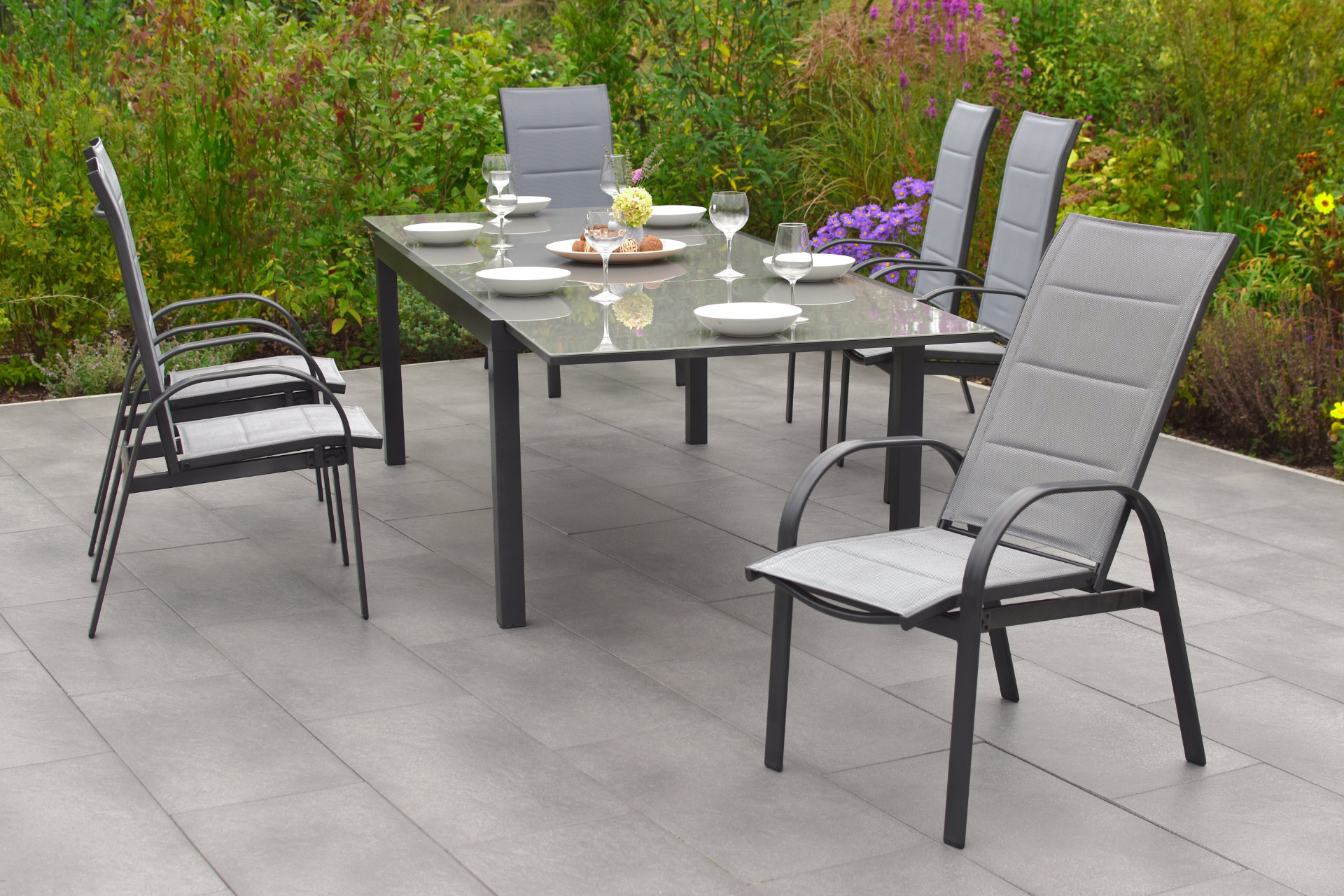 50253-309-2 Marini Set 7tlg., Semi Ausziehtisch