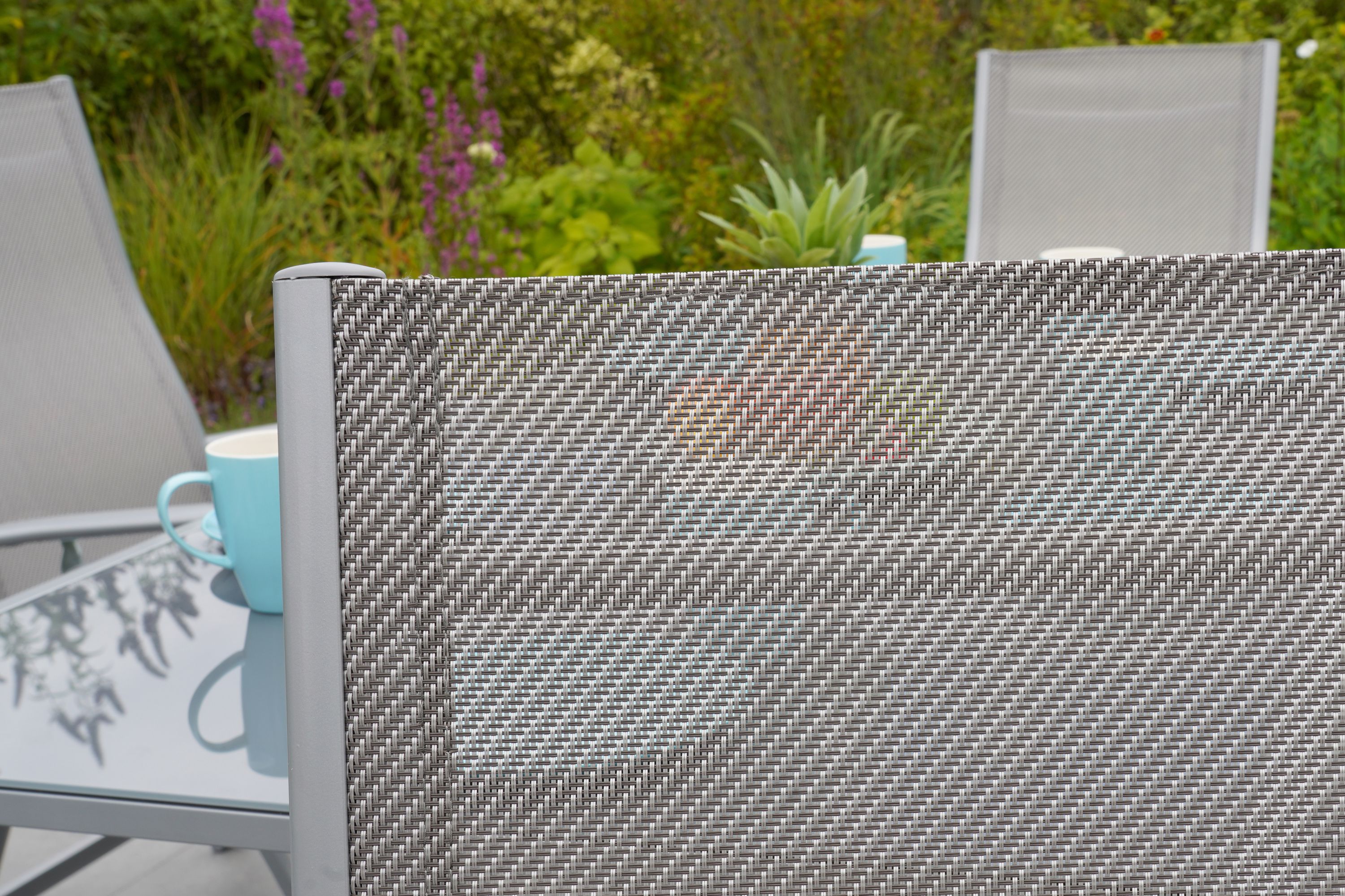 Taviano Gartensessel, klappbar, 2er Set, Aluminium/Textil Taviano Gartensessel, klappbar, 2er Set, Aluminium/Textil
