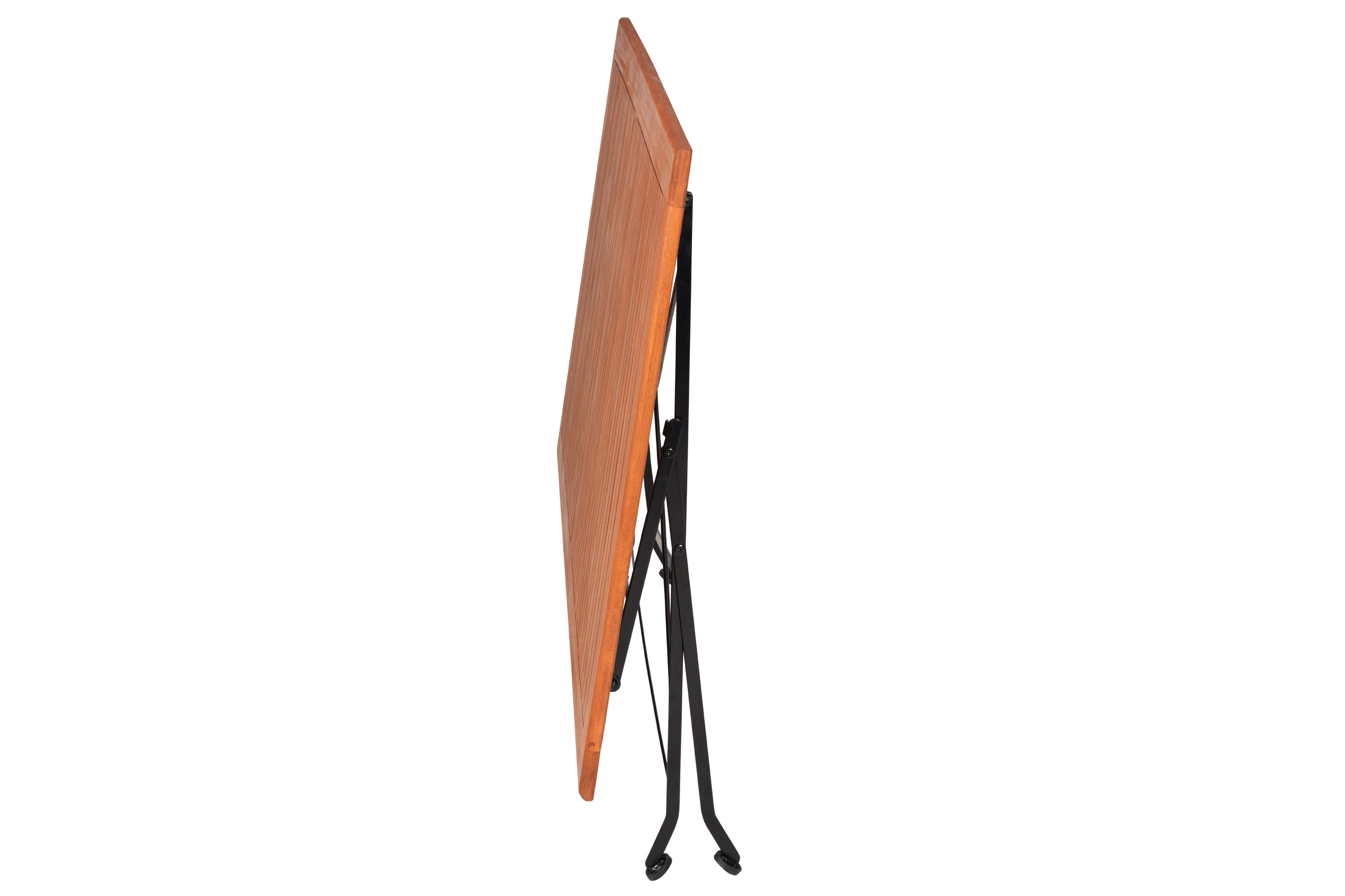 Schlossgarten Gartenmöbel Set 5tlg., 4 Klappsessel, Klapptisch 160 x 90 cm, Flachstahl/Eukalyptus