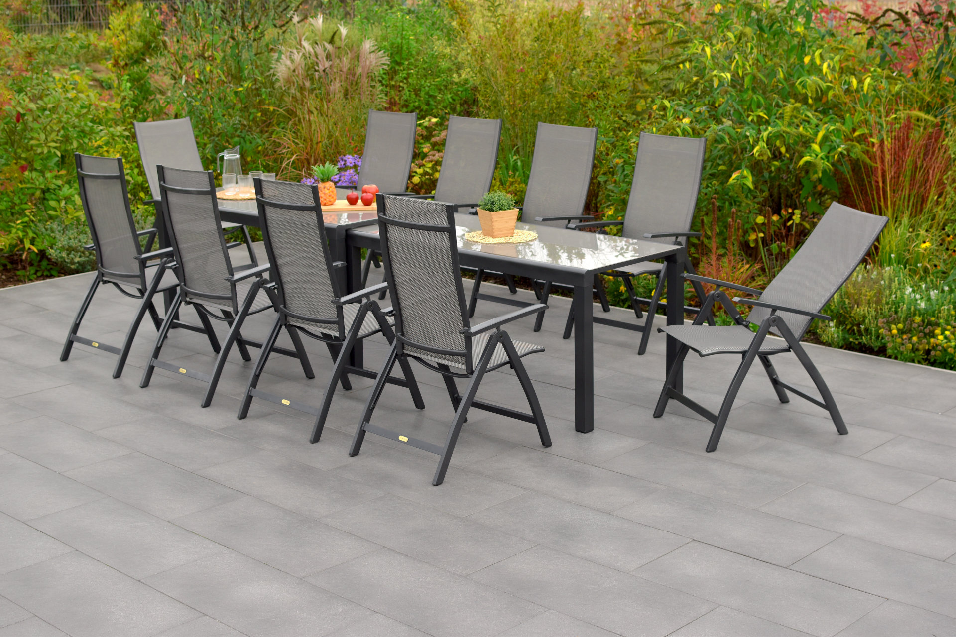 50574-217-1 Vicenza Set 11tlg., Flex Ausziehtisch