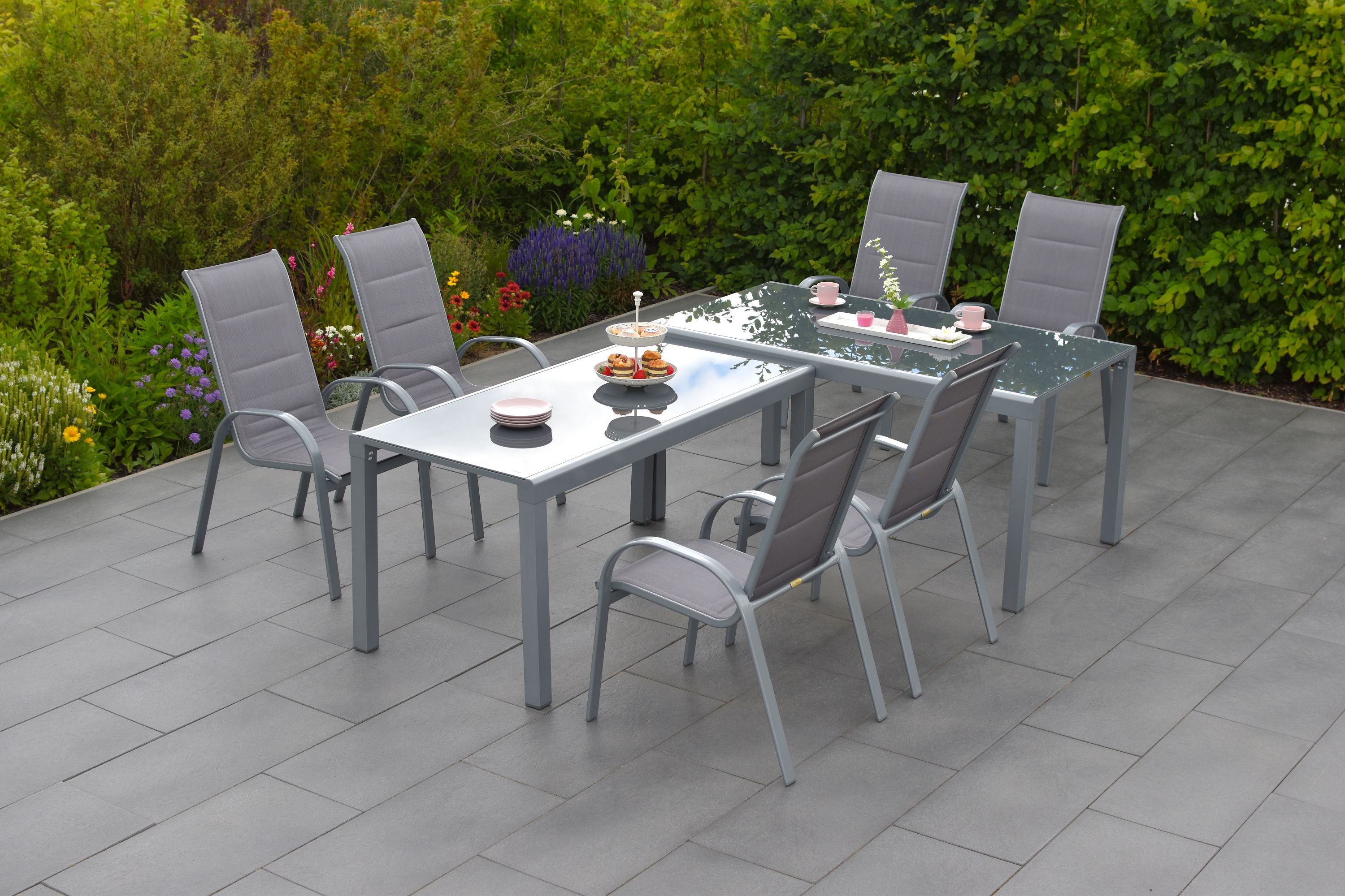 Aurela Set 7tlg., diamantbraun