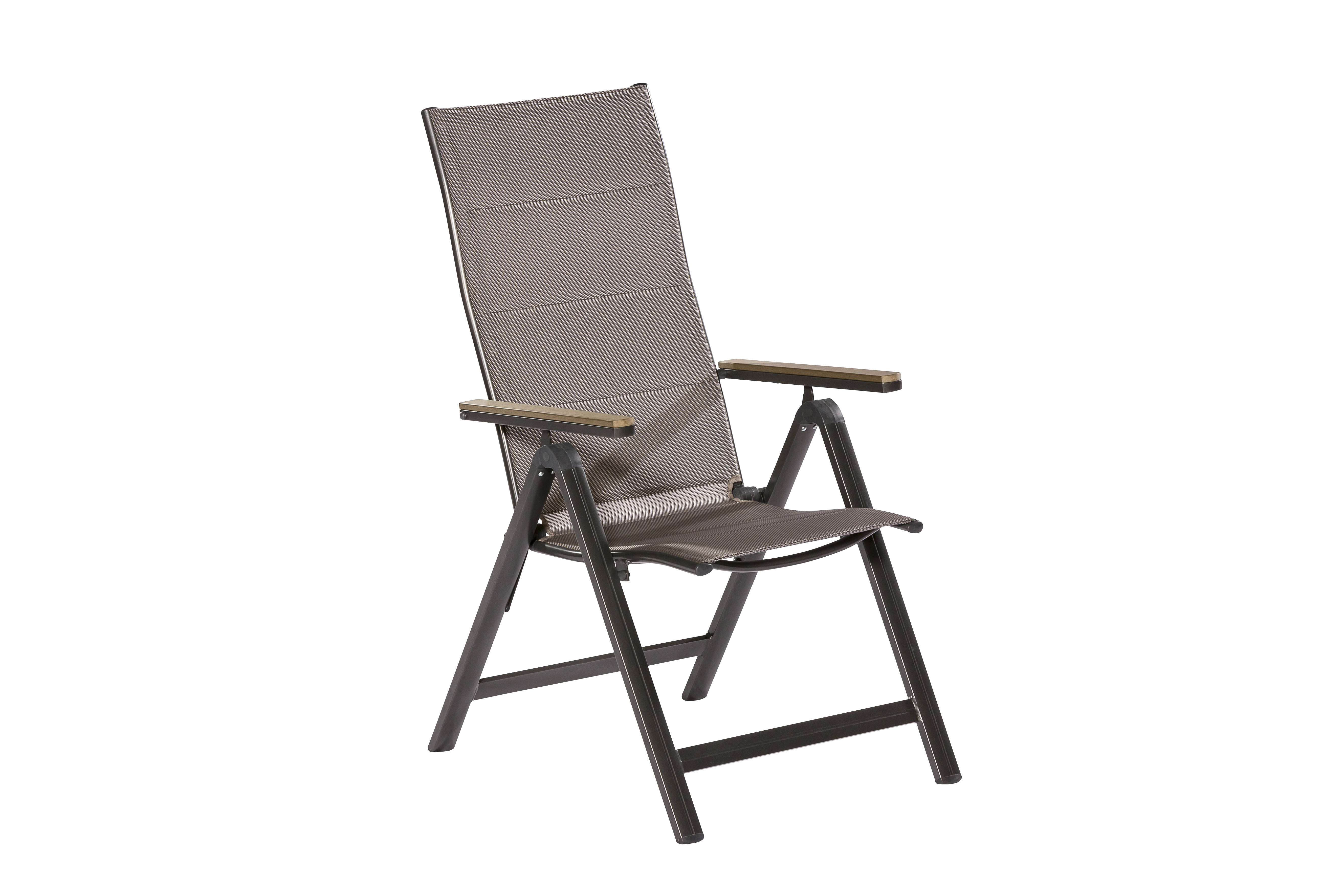 Trivero Set 7tlg., Klappsessel & Flex Ausziehtisch