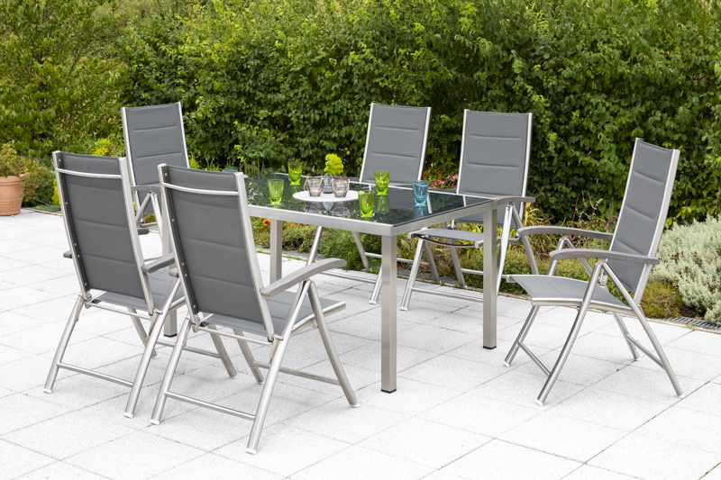 Sumatra Gartenmöbelset 7tlg.