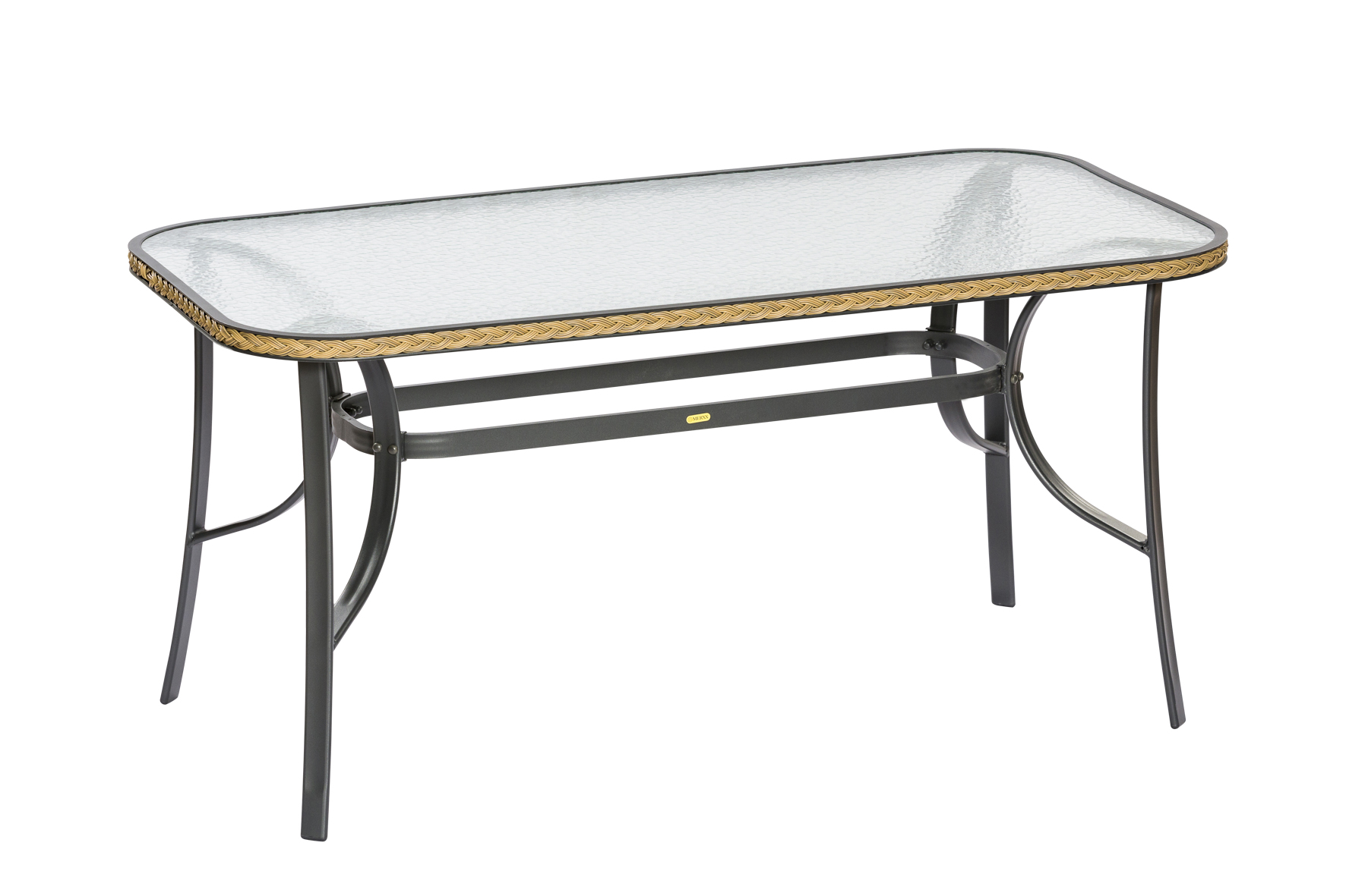 Roma Gartenmöbel Set 5tlg., 150 x 80 cm, natur