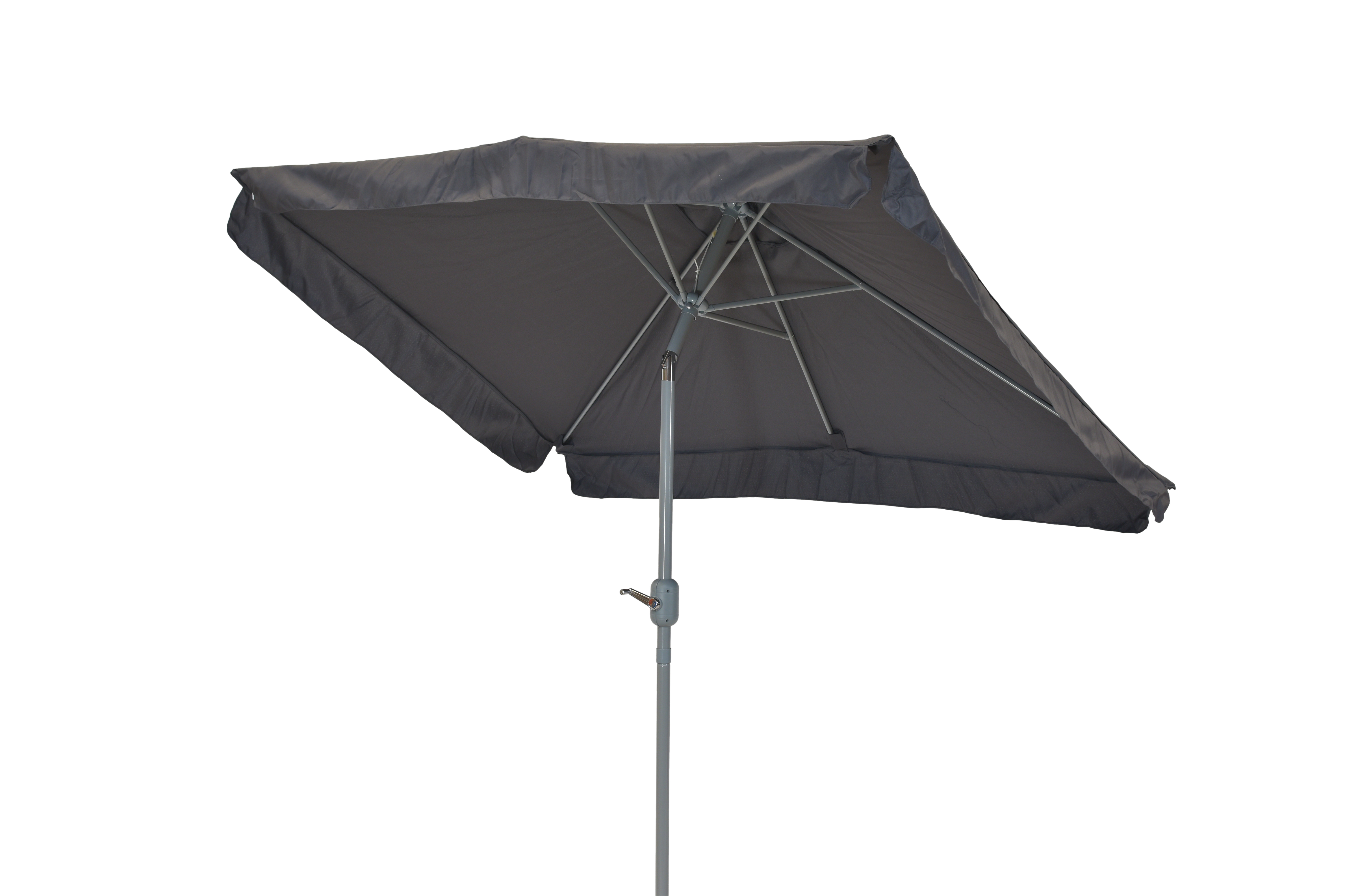 Sonnenschirm, rechteckig 160 x 230 cm, grau