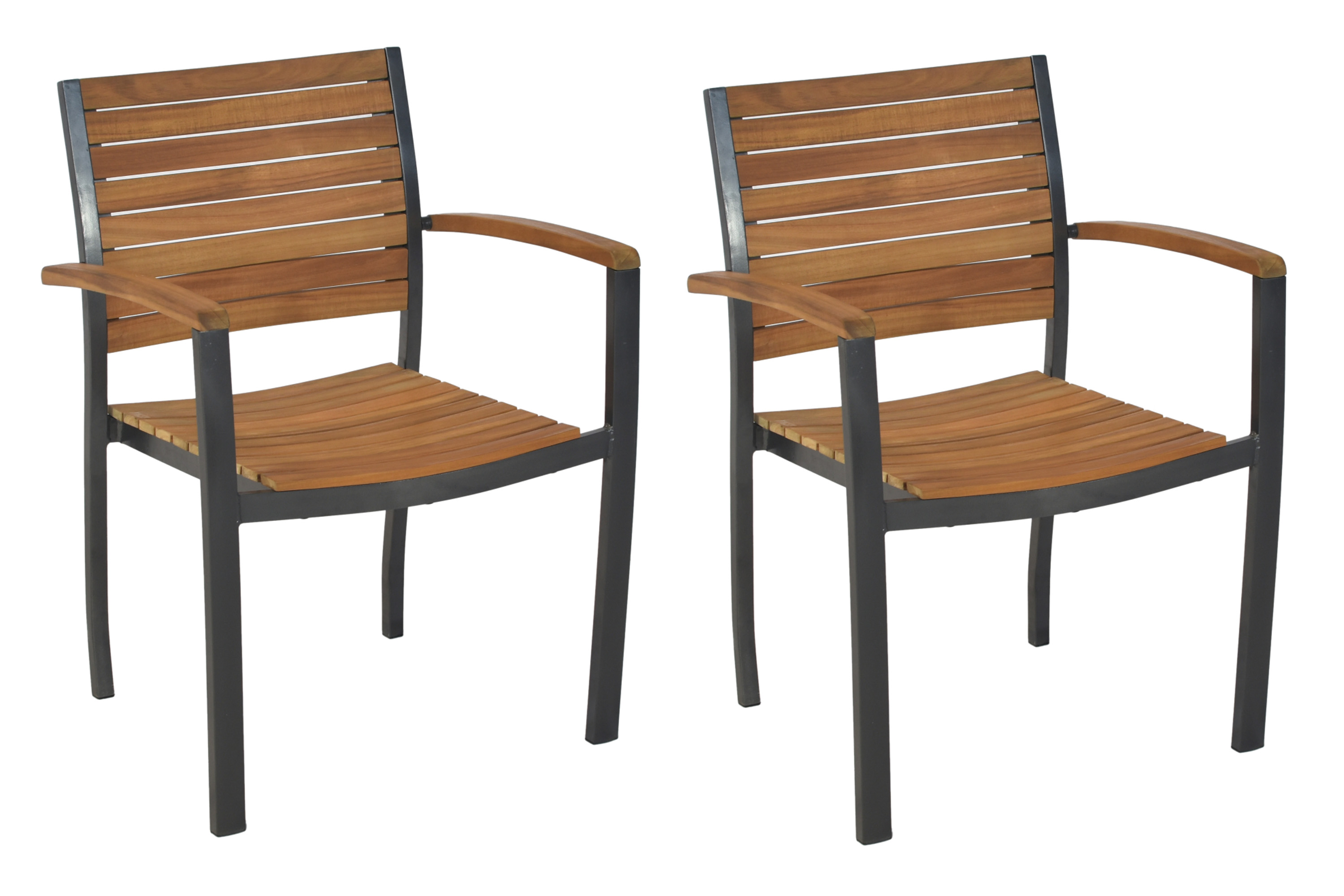 Santana Gartensessel, stapelbar, 2er Set Santana Gartensessel, stapelbar, 2er Set