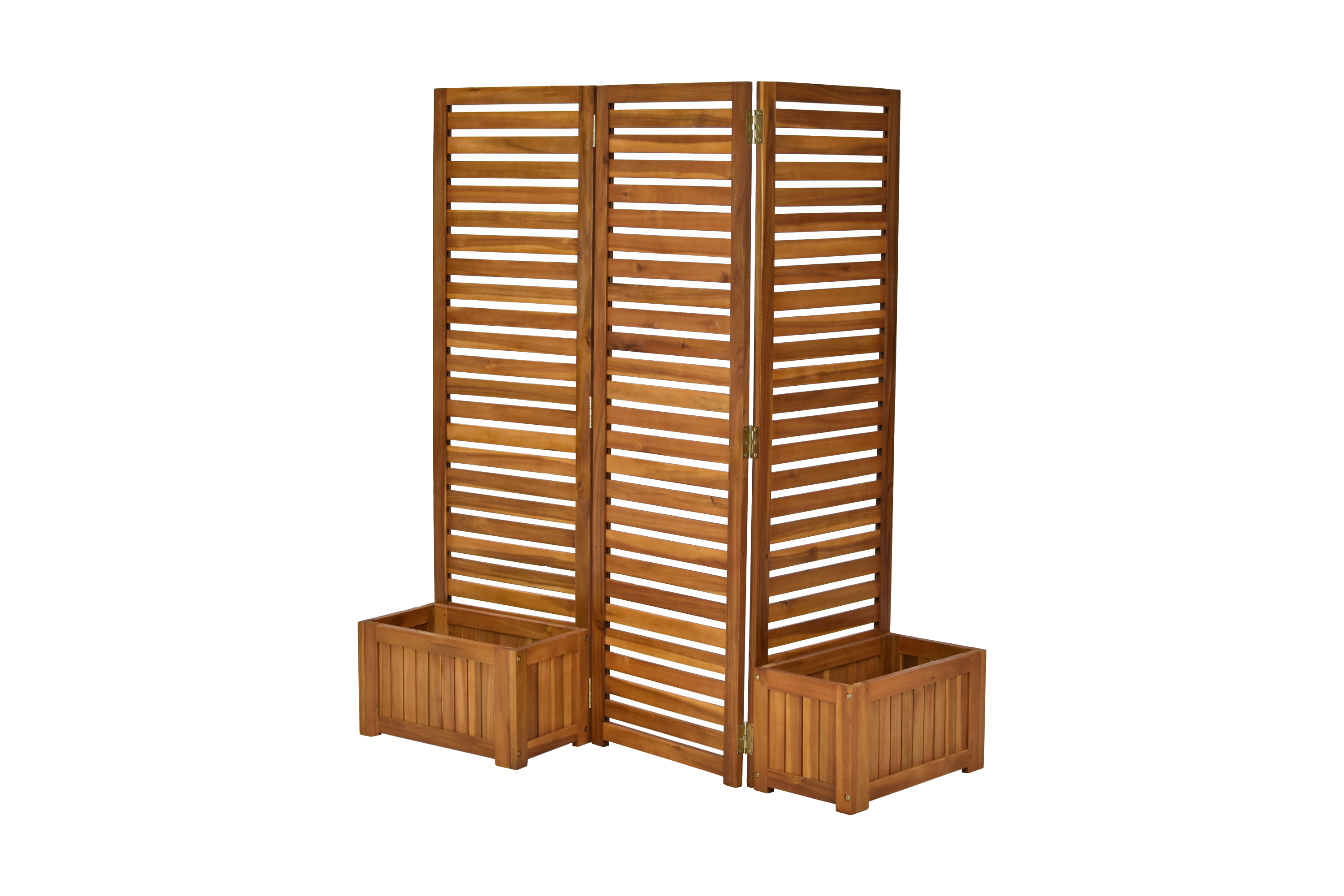 23931-011-6 Sichtschutz mit 2 Blumenkästen