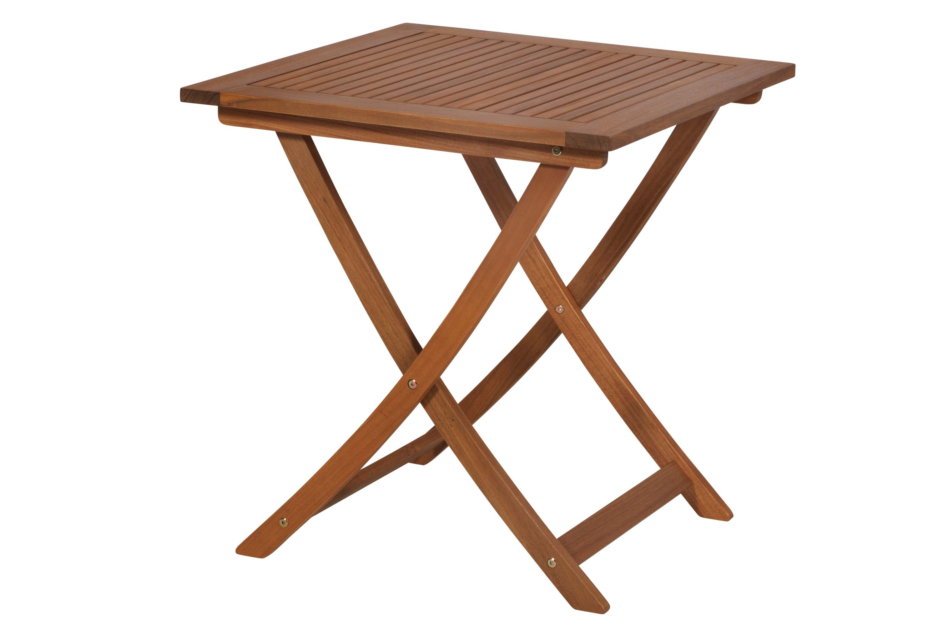 Bali Set 3tlg., 2 Klappstühle, Klapptisch 70 x 70 cm, Akazie