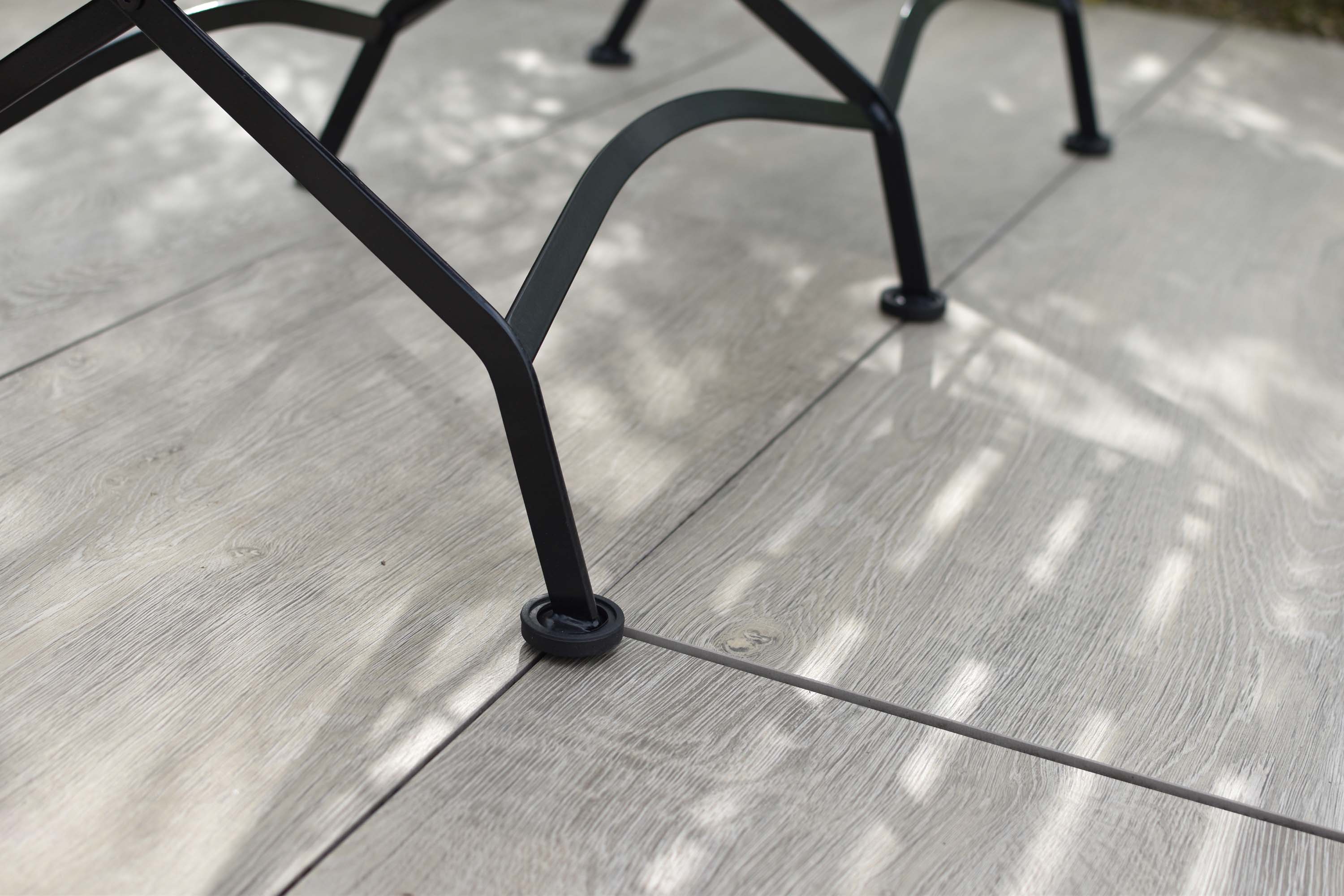 Schlossgarten Gartenmöbel Set 4tlg., Klappstühle, Bank & 120x80 cm