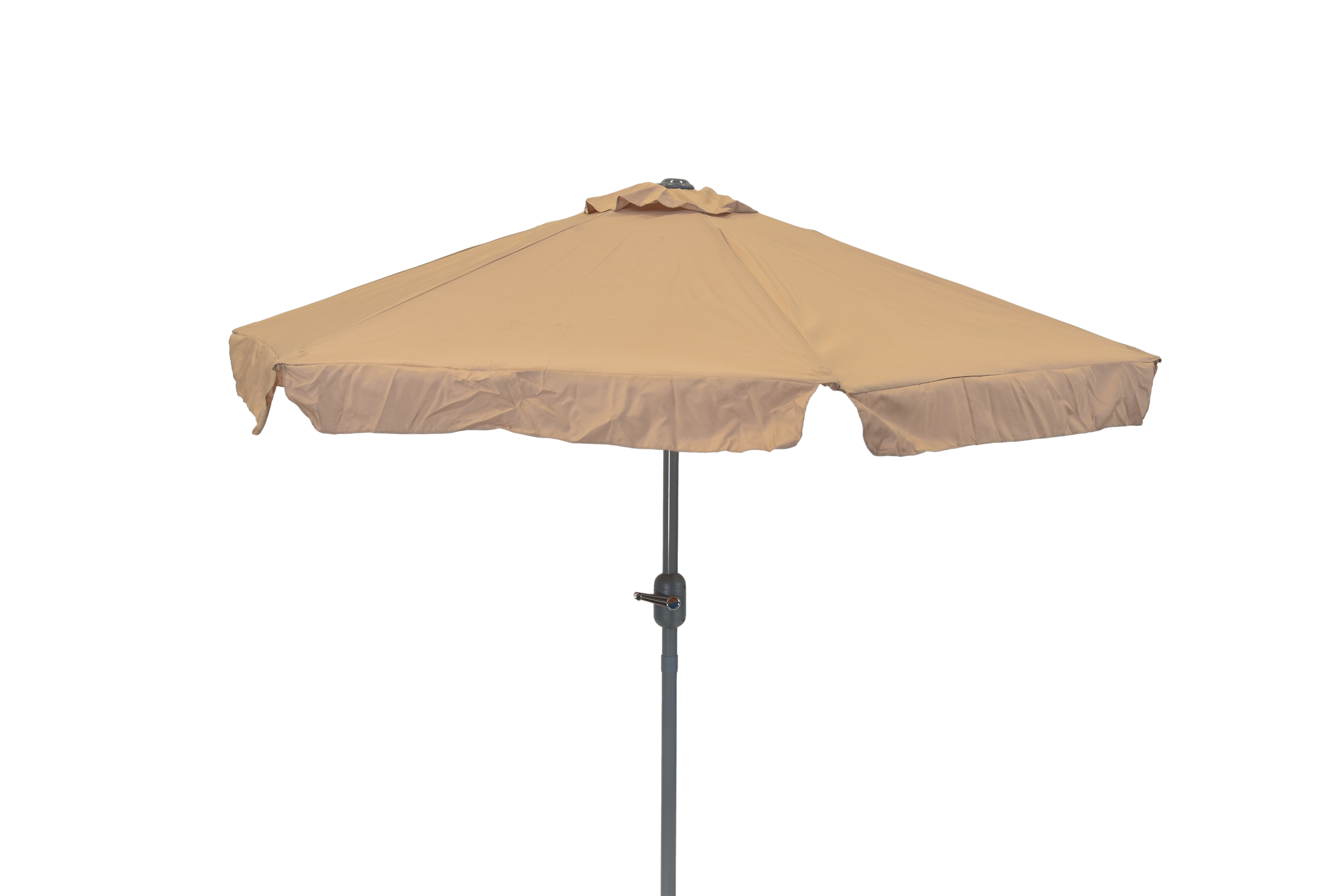 Sonnenschirm, rund 270 cm, beige