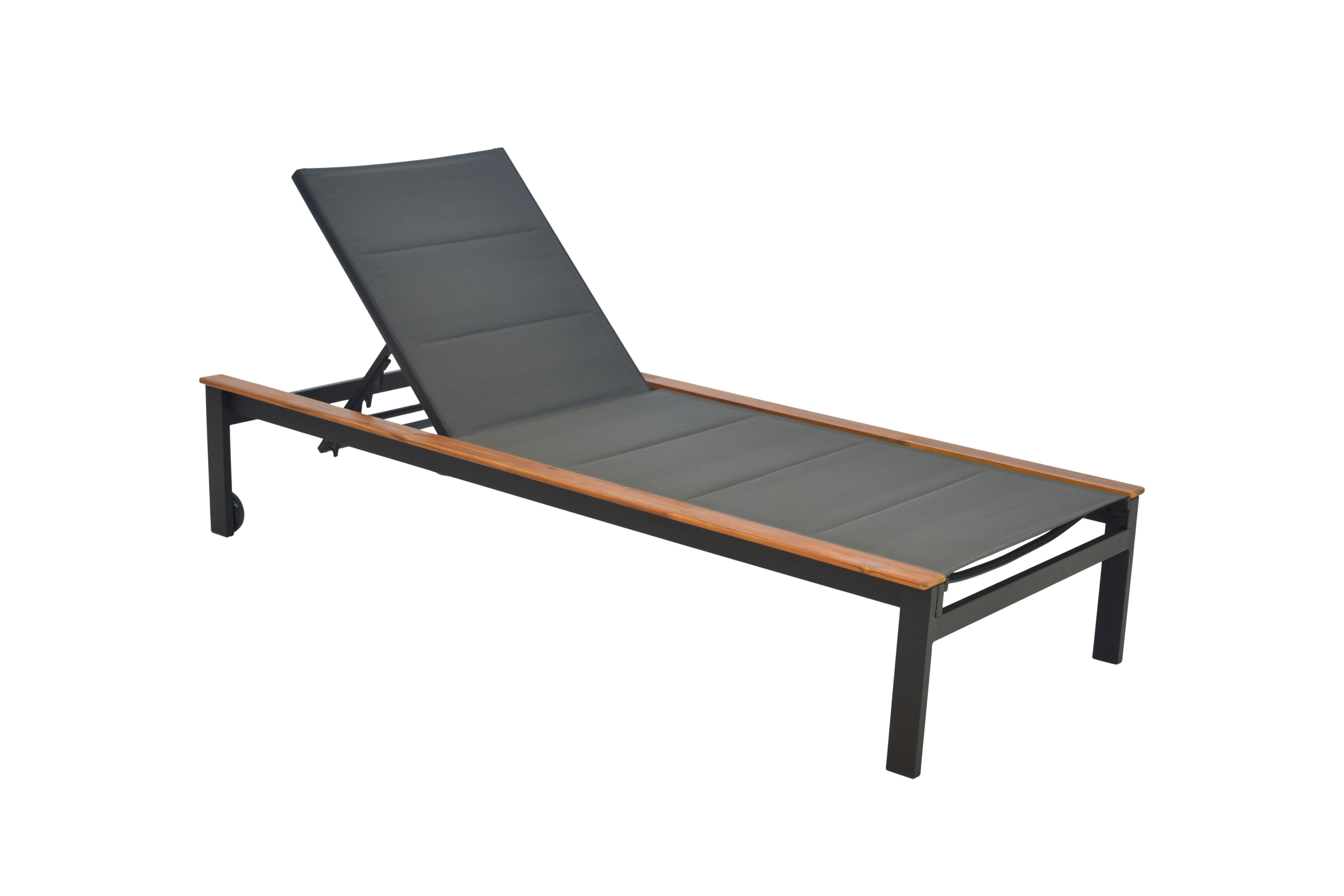 Patras Gartenliege. gepolsterte Liegefläche