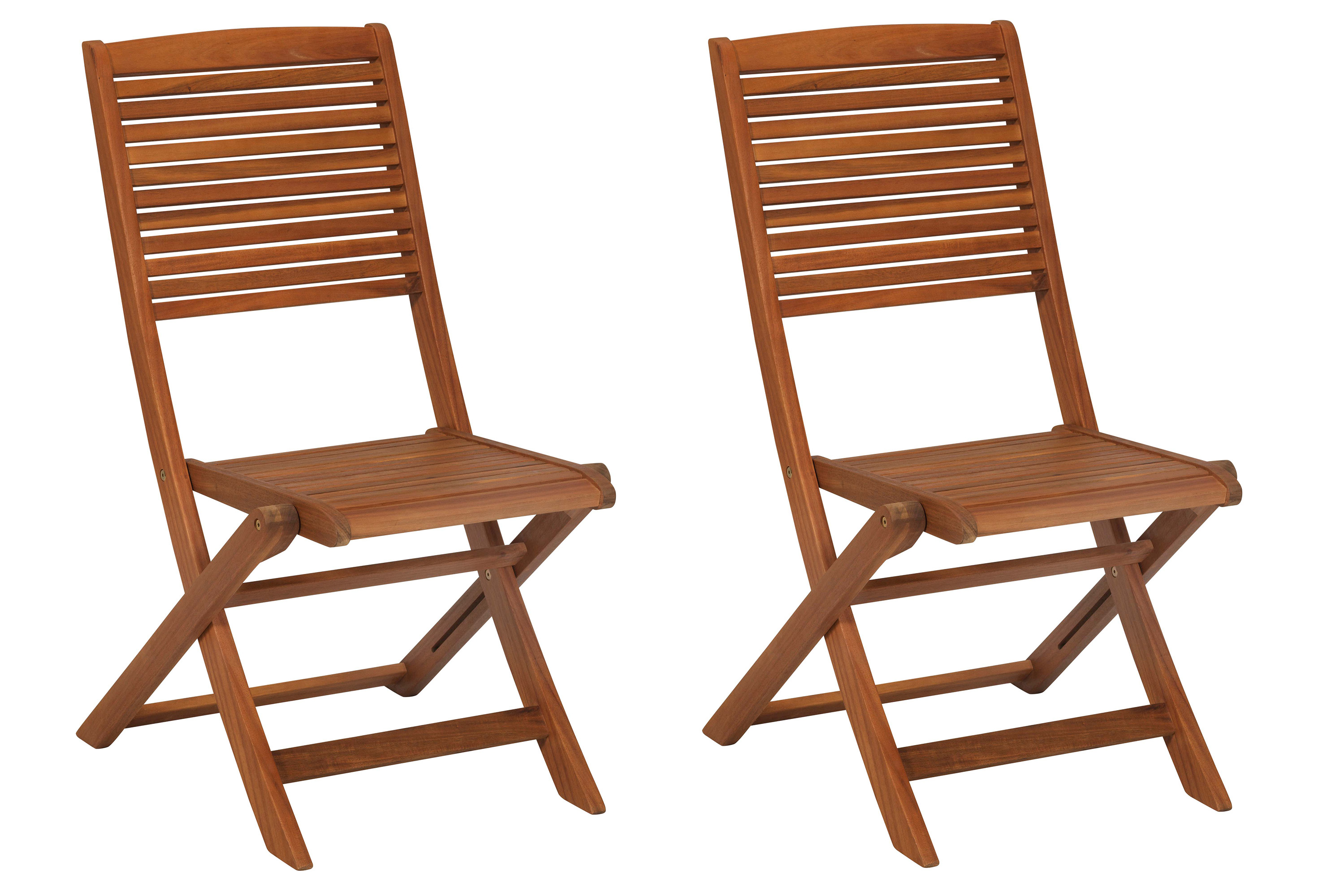 Bali Gartenstuhl, klappbar, 2er Set, Akazie