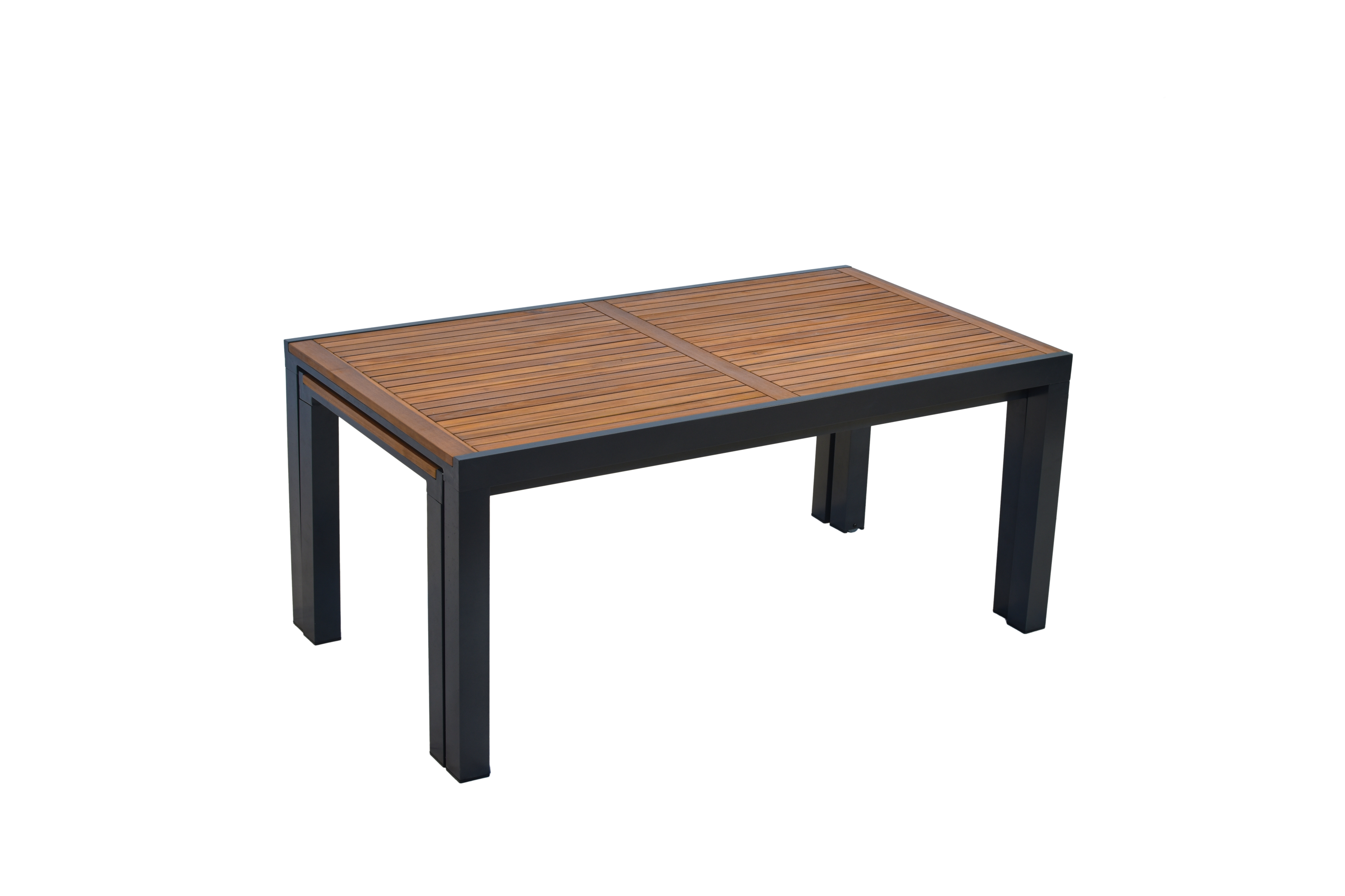 50795-217-4 Tilos Gartenmöbel Set 21tlg., 10 Stapelsessel, 10 Auflagen, Flex Ausziehtisch