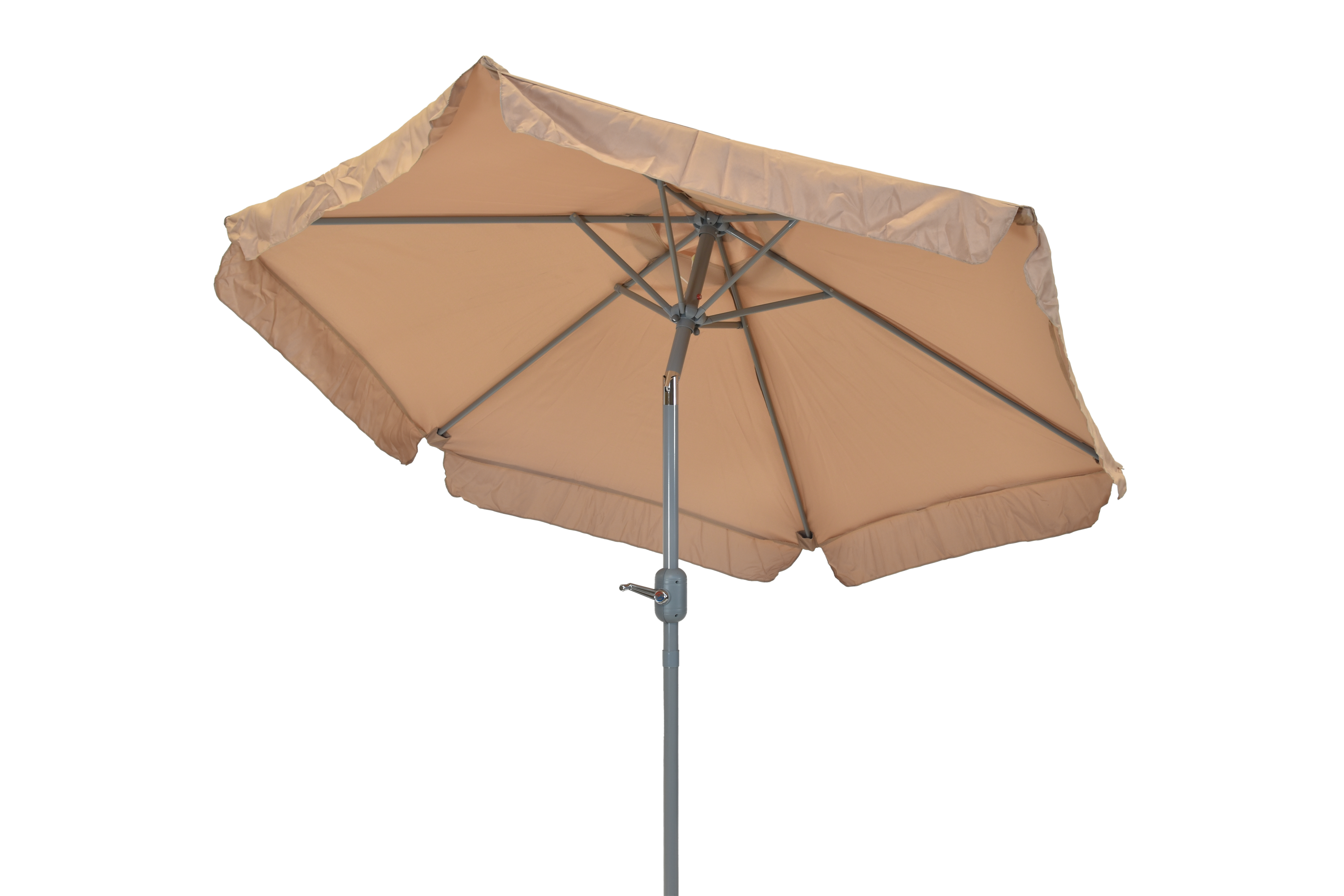 Sonnenschirm, rund 230 cm, beige