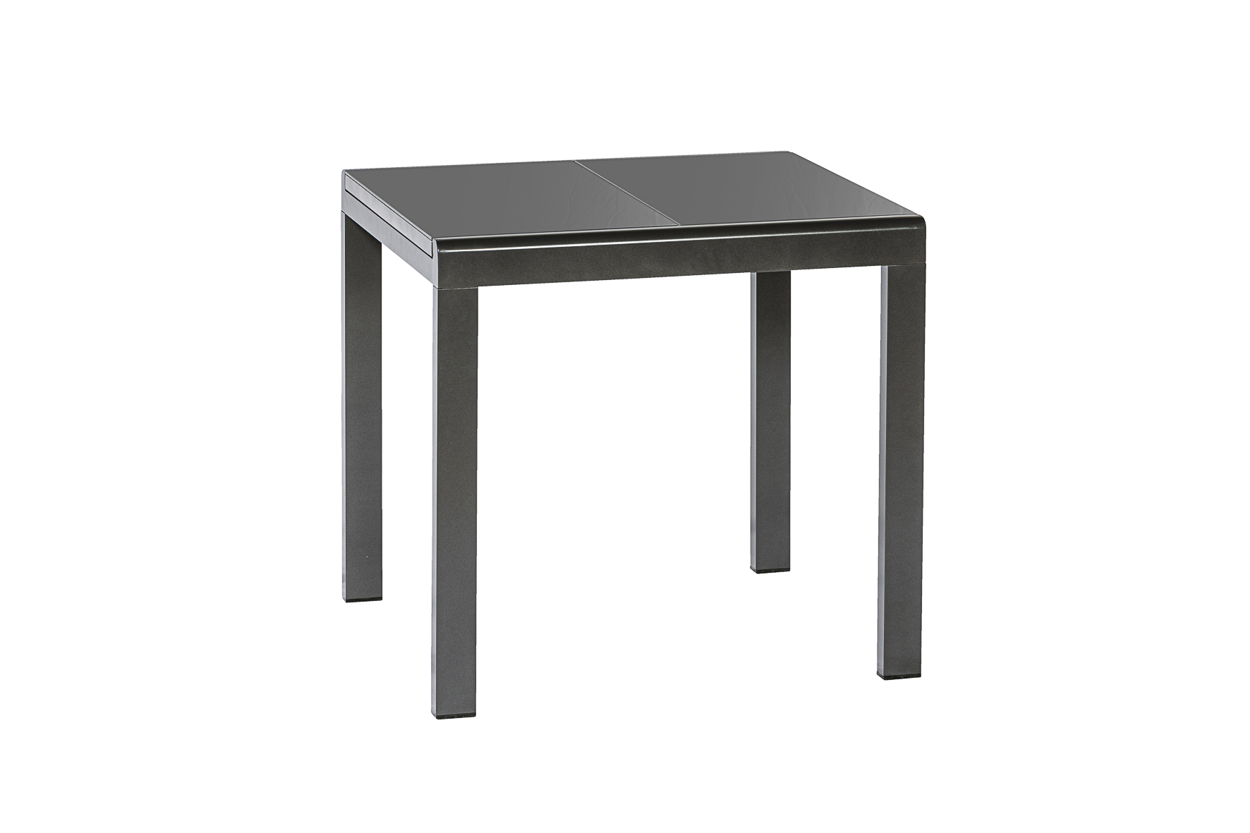 26443-217-3 Semi Balkonausziehtisch, 80 (120) x 65 cm, graphit