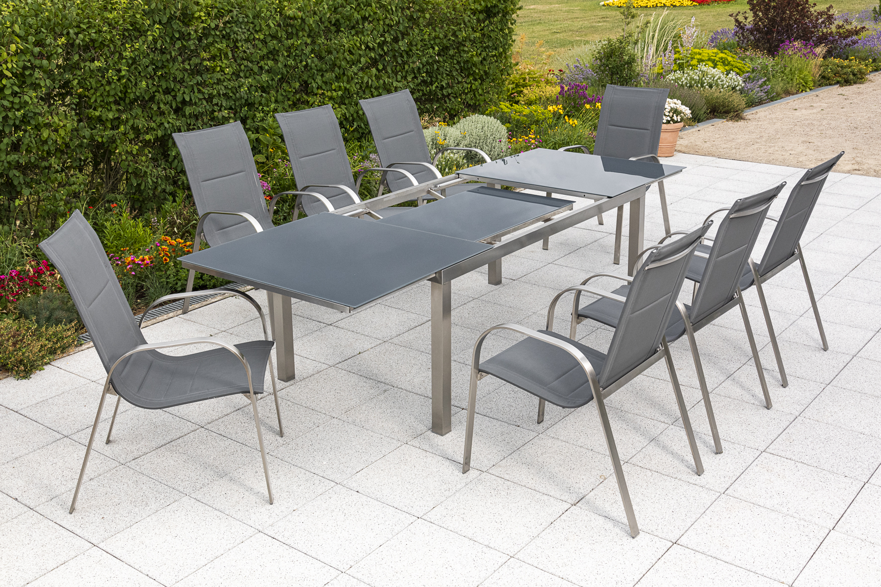 Amora Gartenmöbelset 9tlg.