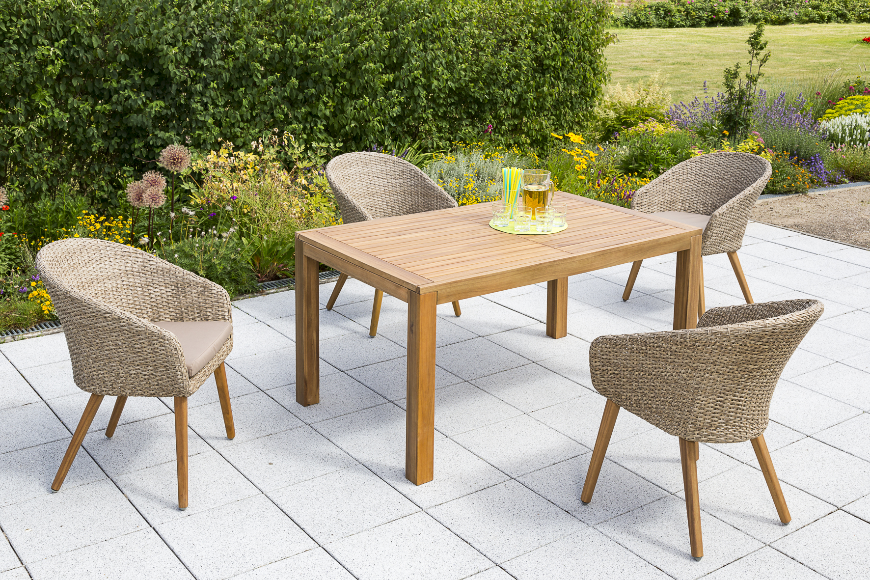 50435-255-1 Arrone Set 5tlg., Ausziehtisch