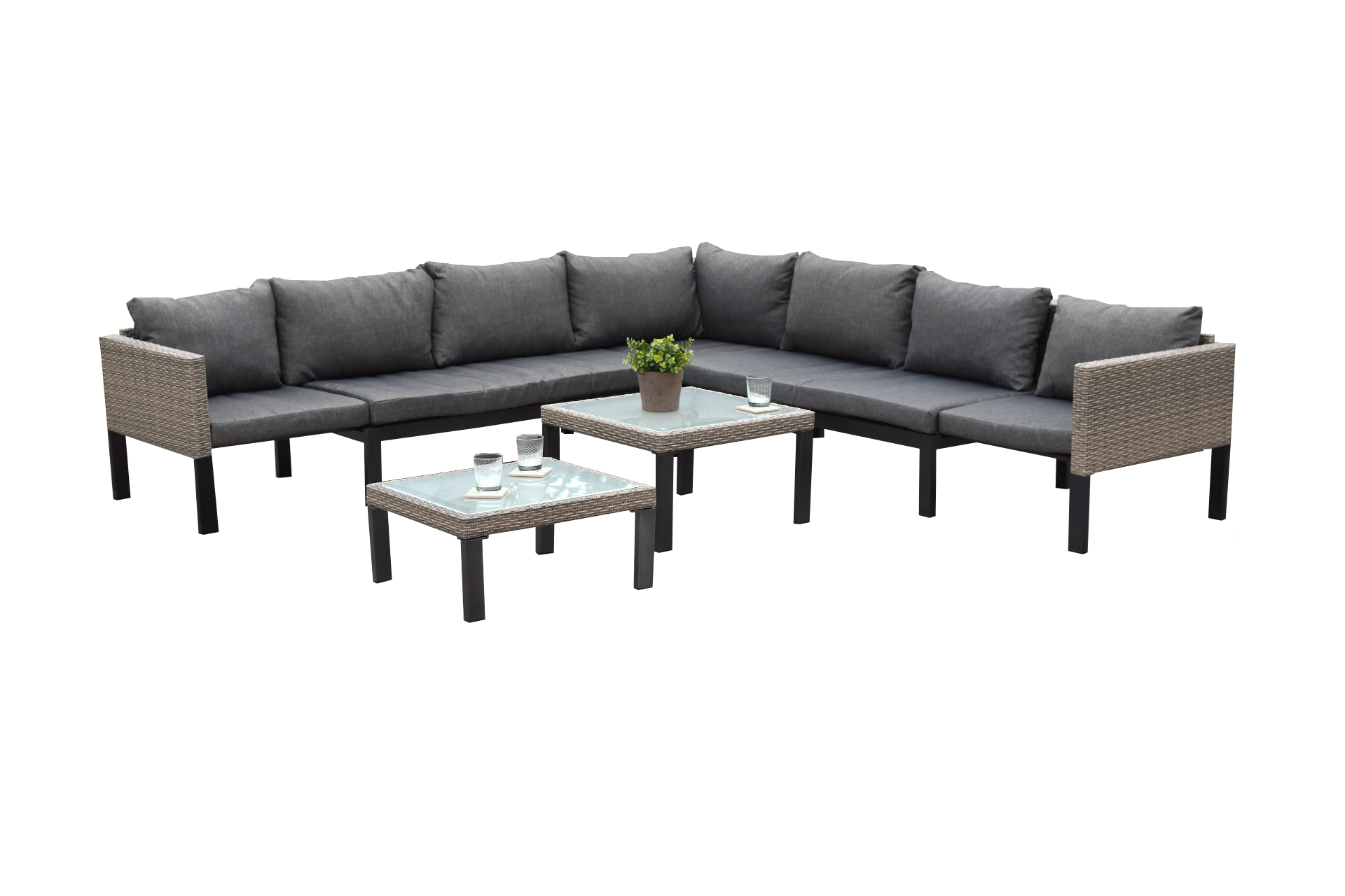 Prato Ecke, ausziehbare Sitzfläche