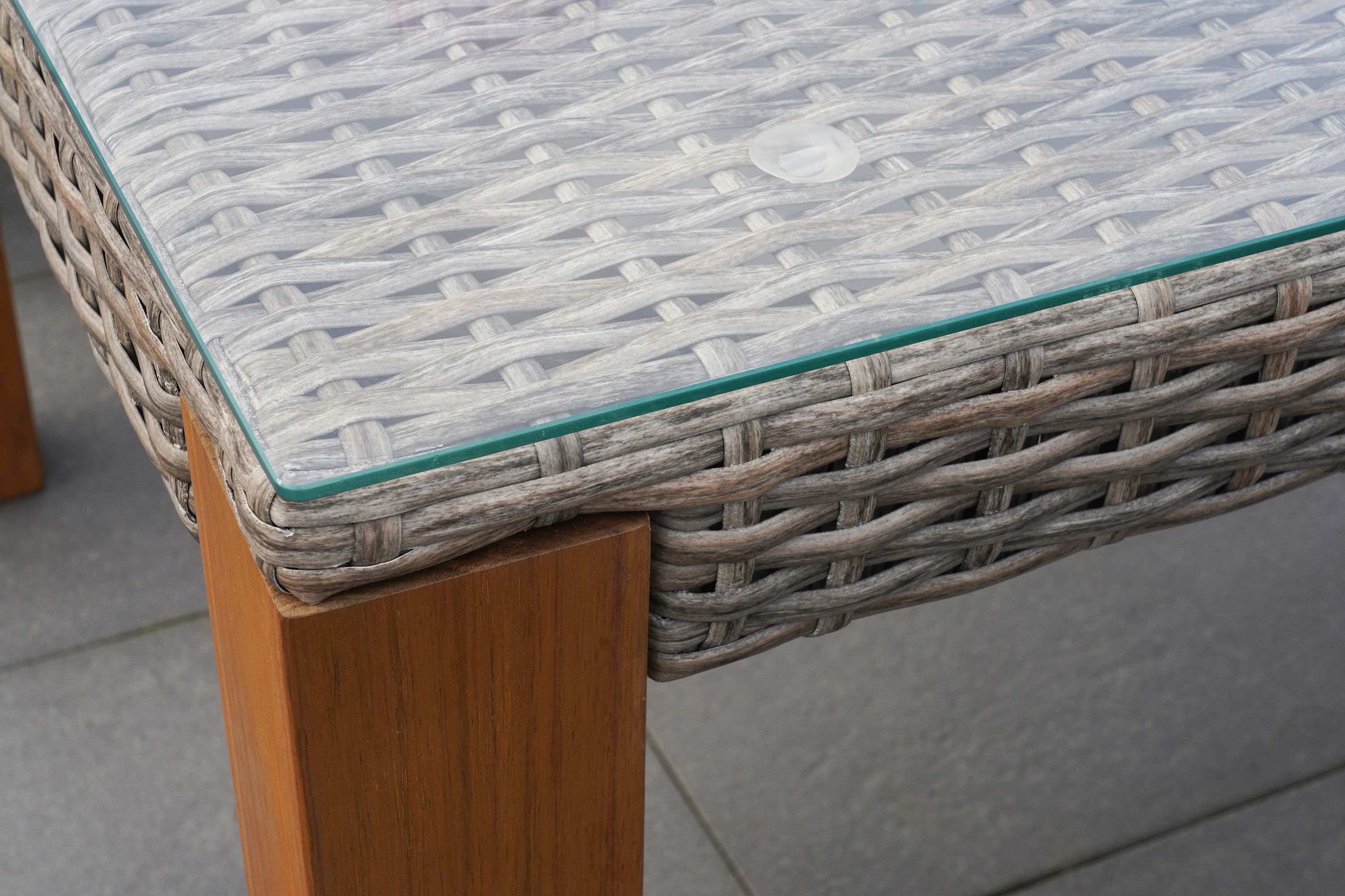 28388-277-2 Gartentisch mit Akazienbeinen, 200 x 100 cm