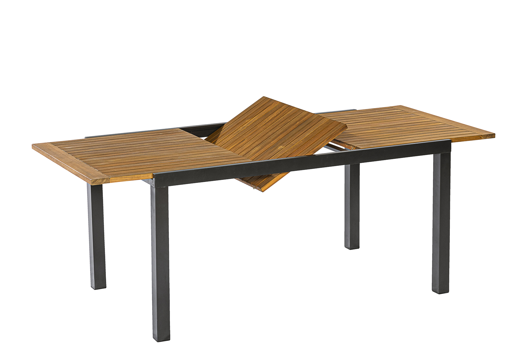 50208-800-6 Tilos Set 7tlg., 6 Klappsessel & Ausziehtisch 150 (200) x 90 cm