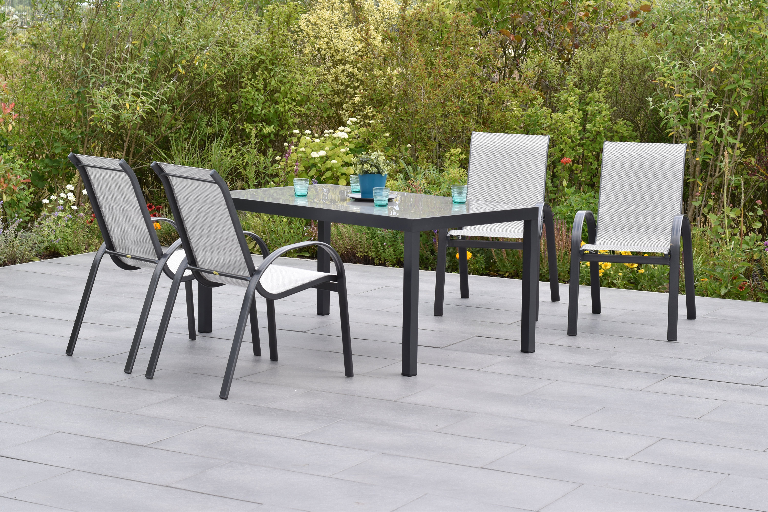 Aurela Set 7tlg., graphit/diamant