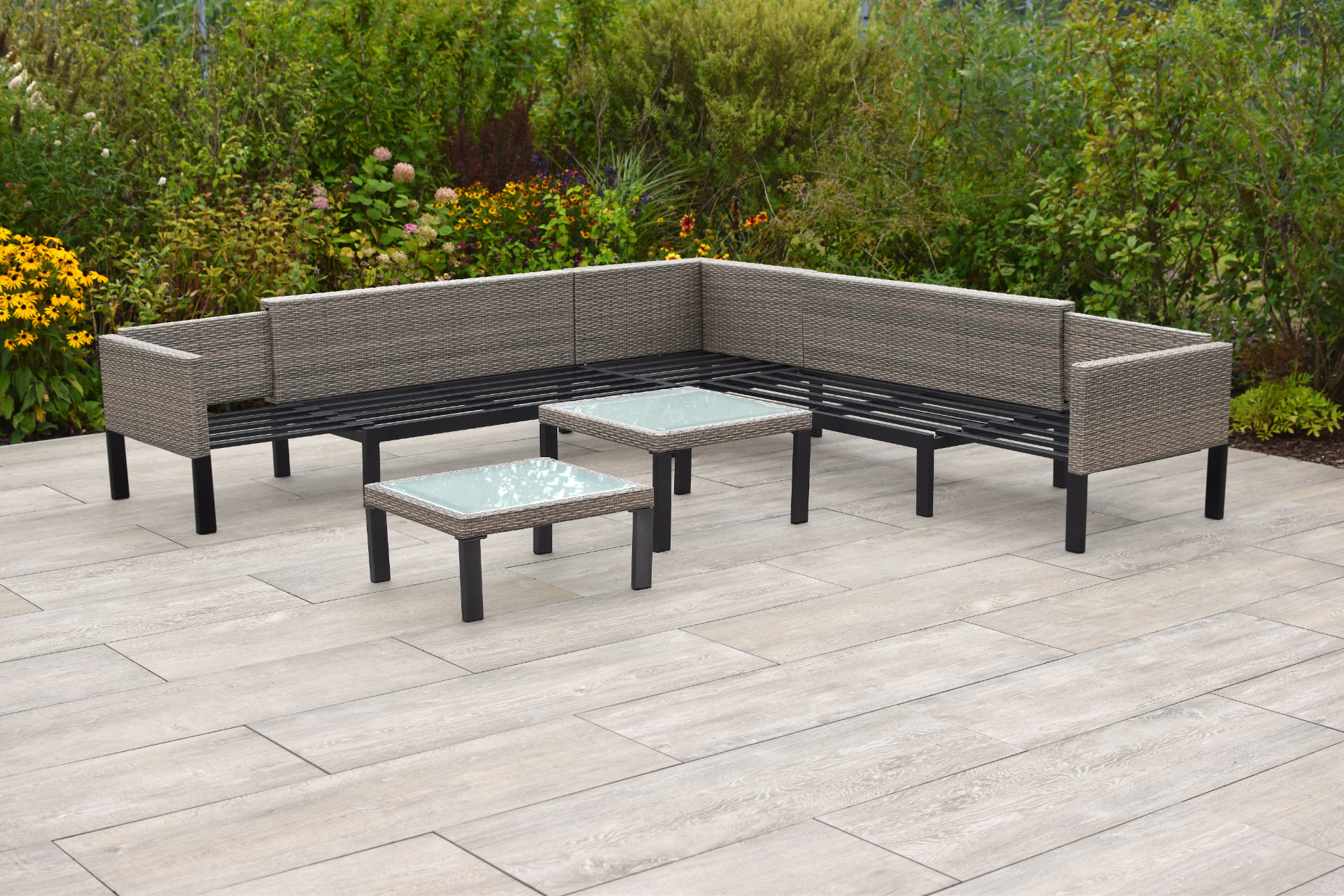 Prato Lounge Set, ausziehbare Sitzfläche