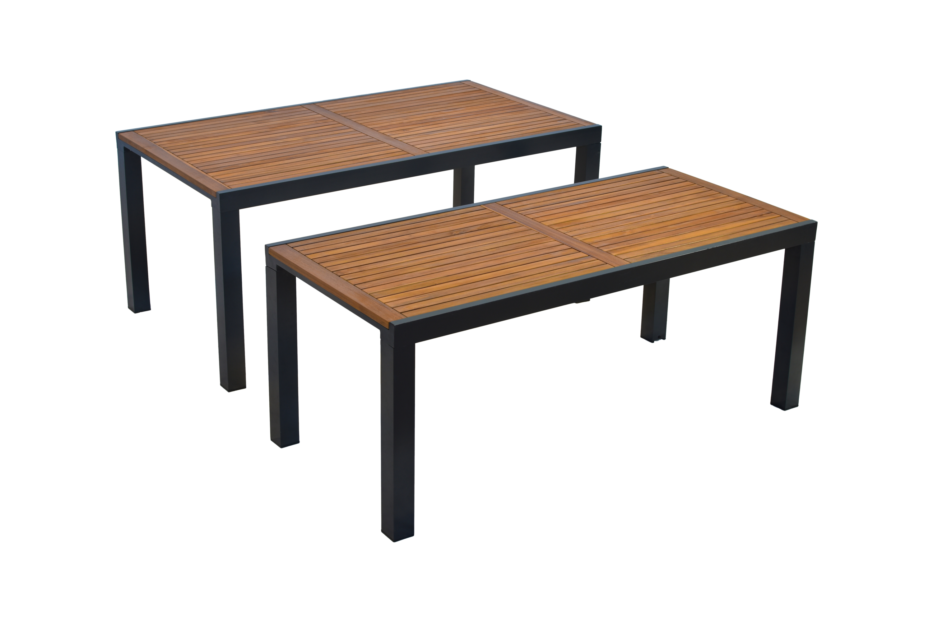 50795-217-6 Tilos Gartenmöbel Set 21tlg., 10 Stapelsessel, 10 Auflagen, Flex Ausziehtisch