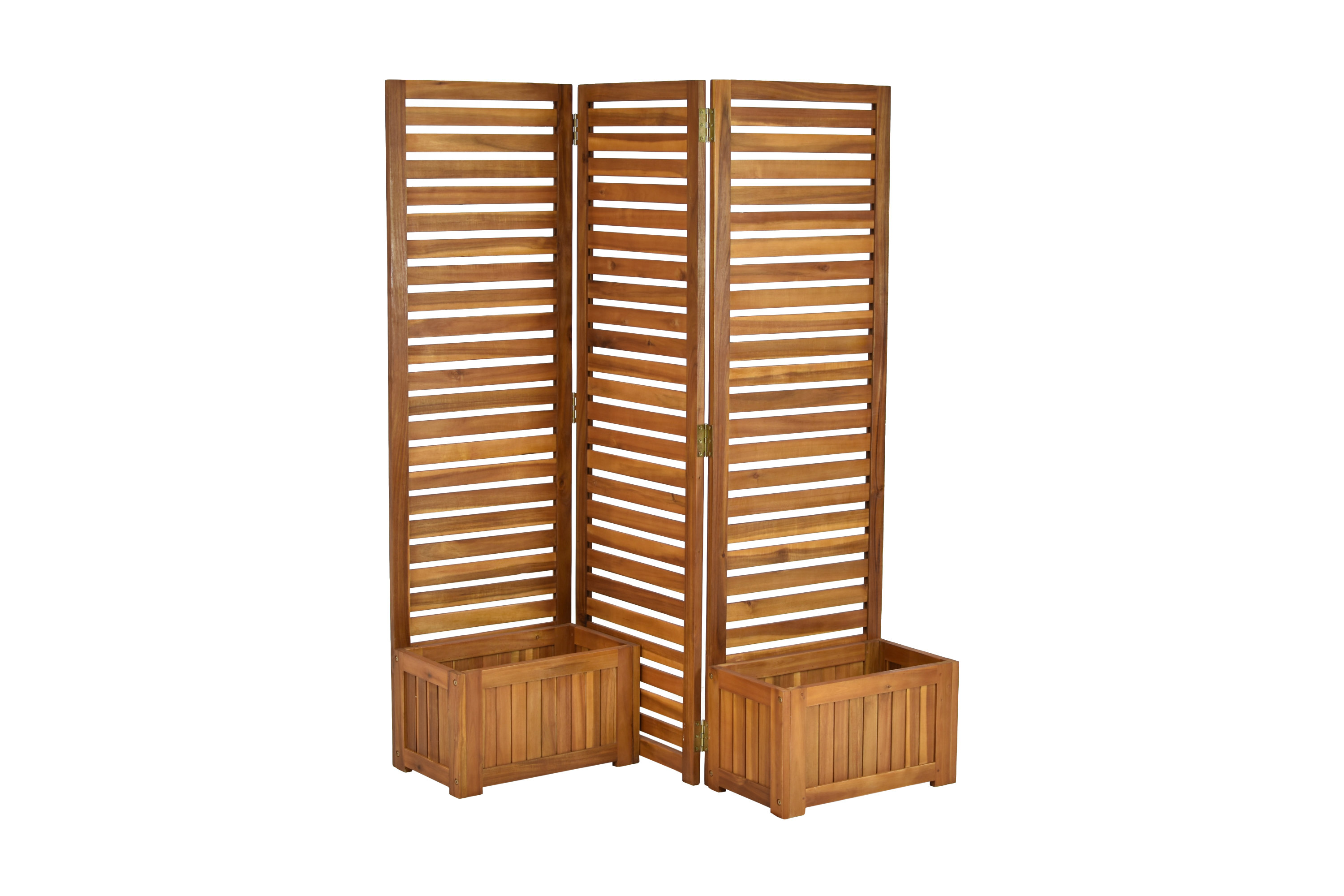 23931-011-7 Sichtschutz mit 2 Blumenkästen