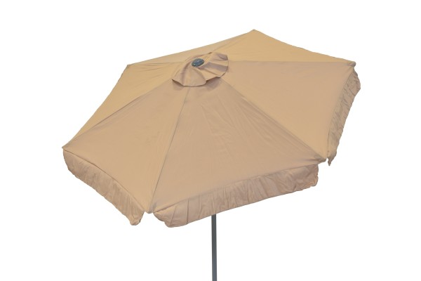 Sonnenschirm, Ø 180 cm, beige